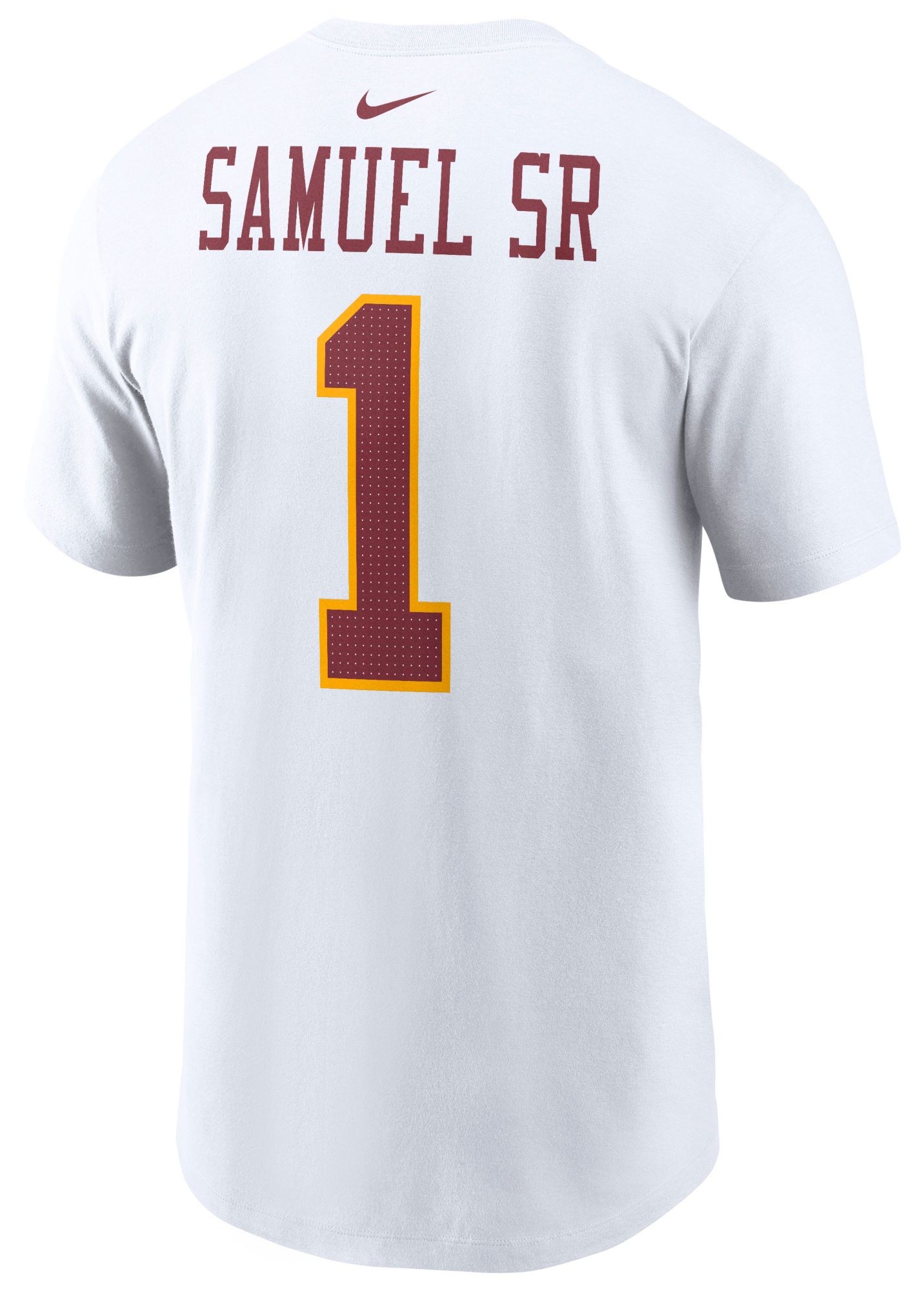 Nike Men's Washington Commanders Deebo Samuel #1 2nd Alternate White T-Shirt product image