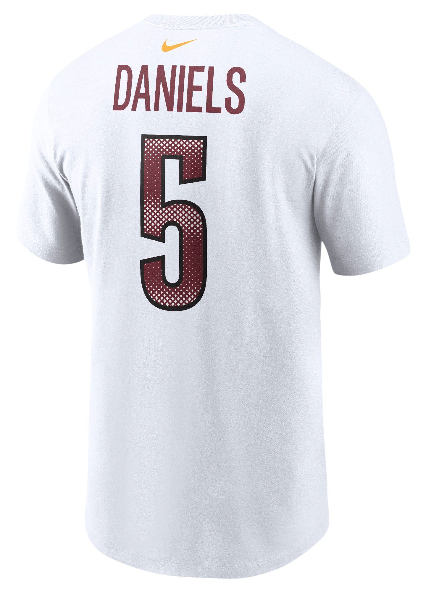 Nike Men's Washington Commanders Jayden Daniels #5 White T-Shirt product image