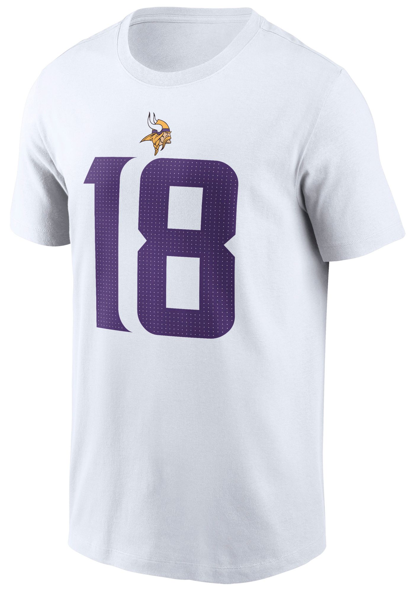 Nike Men's Minnesota Vikings Justin Jefferson #18 White T-Shirt product image