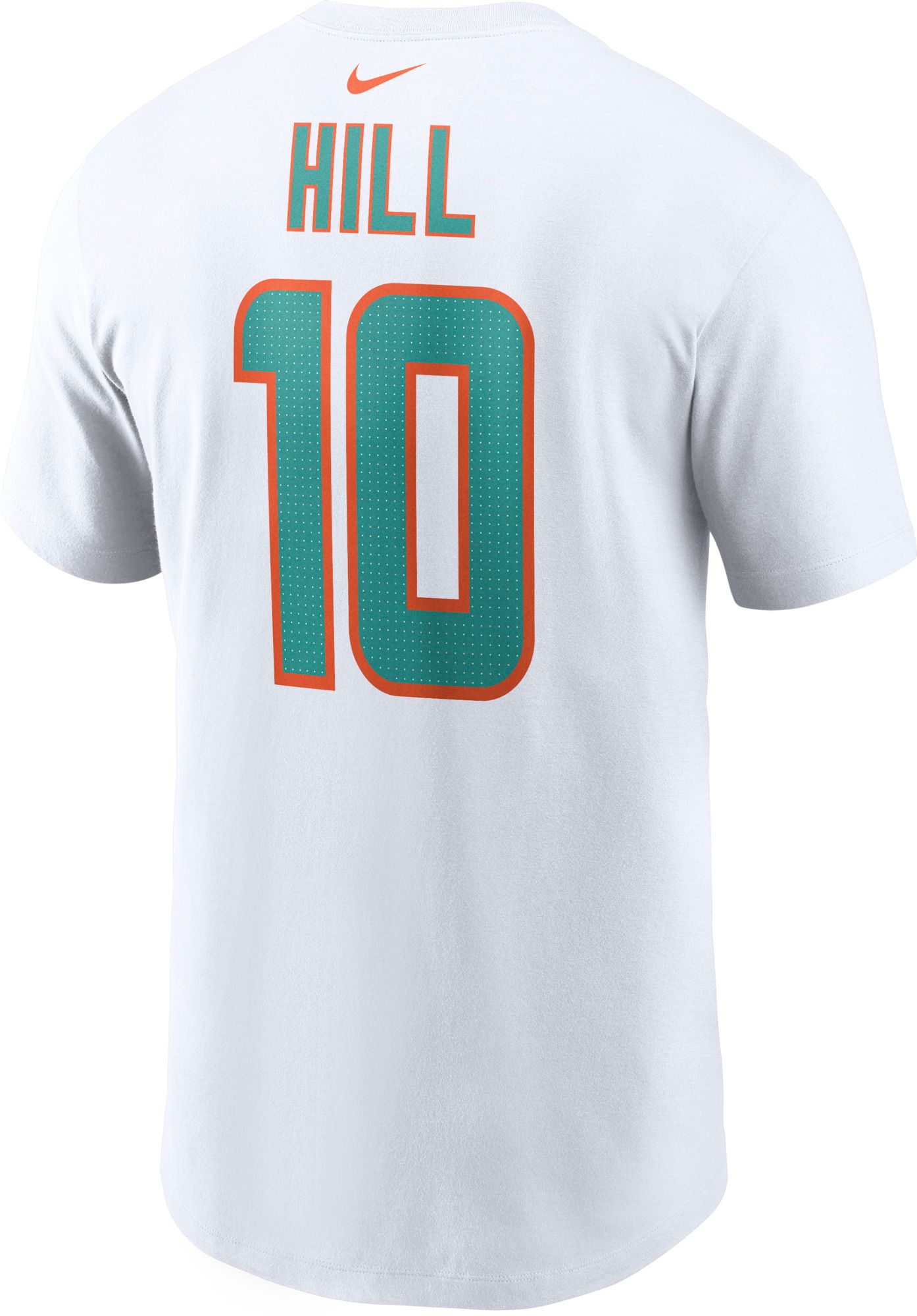 Nike Men's Miami Dolphins Tyreek Hill #10 White T-Shirt product image