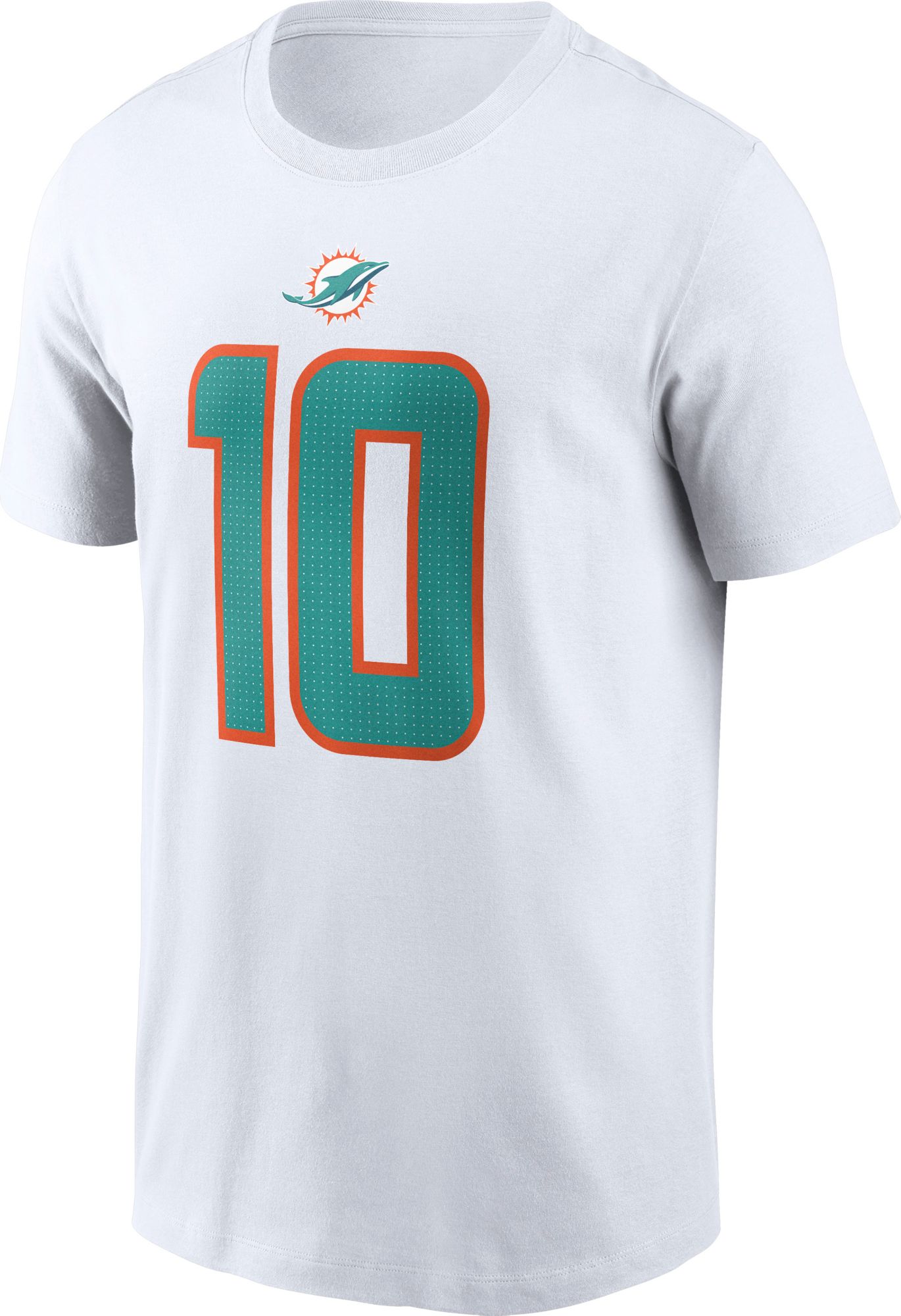 Nike Men's Miami Dolphins Tyreek Hill #10 White T-Shirt