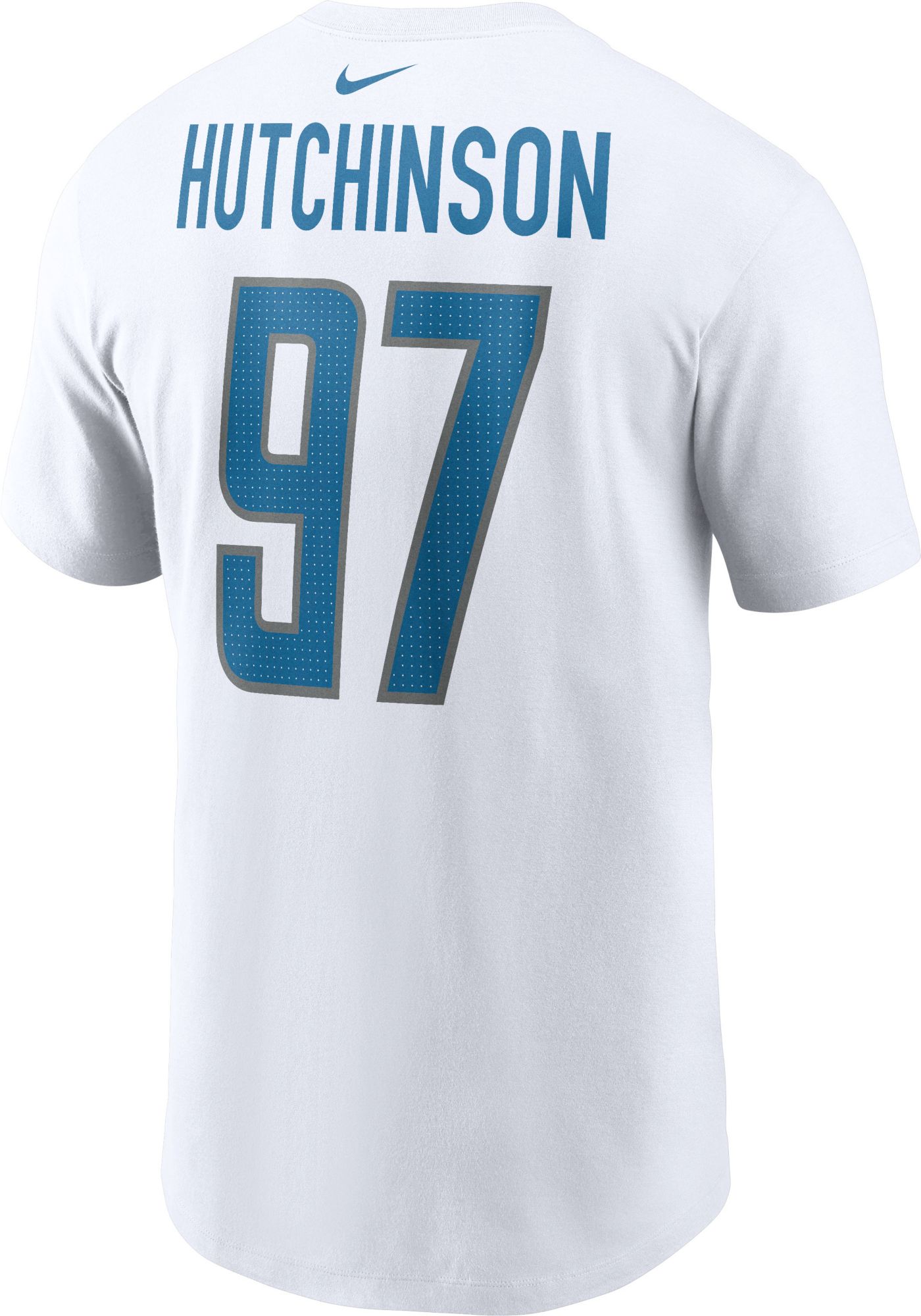 Nike Men's Detroit Lions Aidan Hutchinson #97 White T-Shirt product image