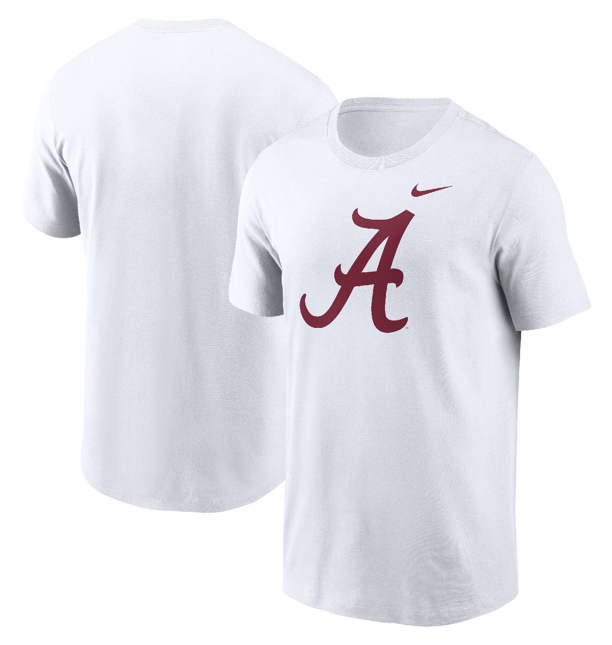Nike Men's Alabama Crimson Tide White Logo T-Shirt product image