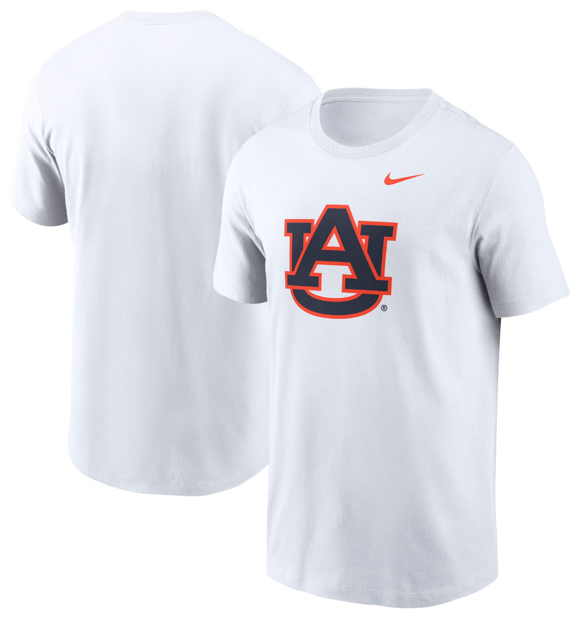 Nike Men's Auburn Tigers White Primary Logo T-Shirt product image