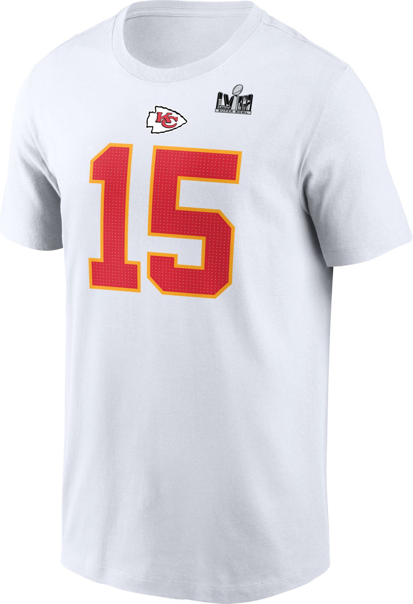 Nike Men's 2024 Super Bowl LVIII Bound Patch Kansas City Chiefs Patrick Mahomes #15 T-Shirt product image