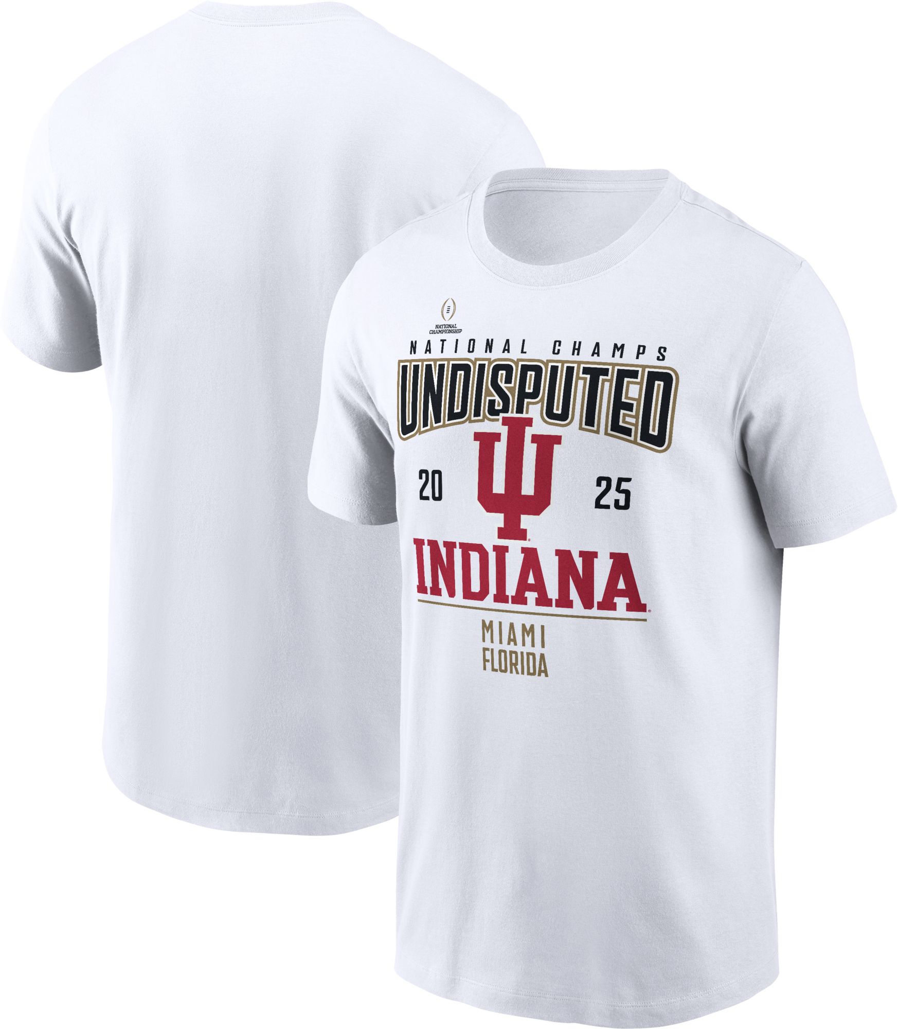 Nike Adult Indiana Hoosiers Undisputed 2025-26 CFP National Champions T-Shirt product image