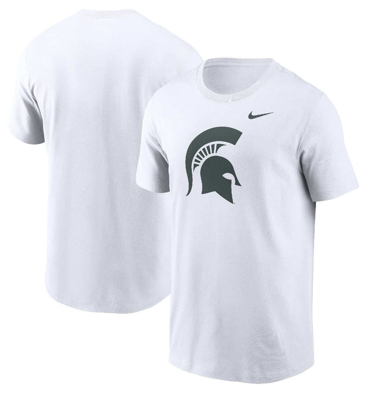 Nike Men's Michigan State Spartans White Logo T-Shirt product image