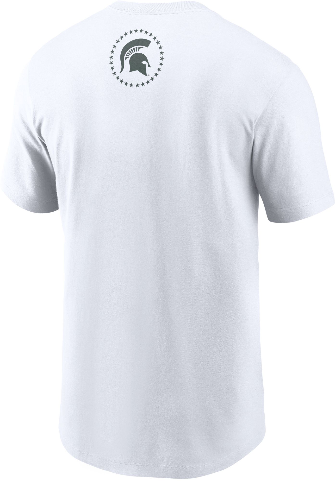 Nike Men's Michigan State Spartans White Izzone Basketball T-Shirt product image