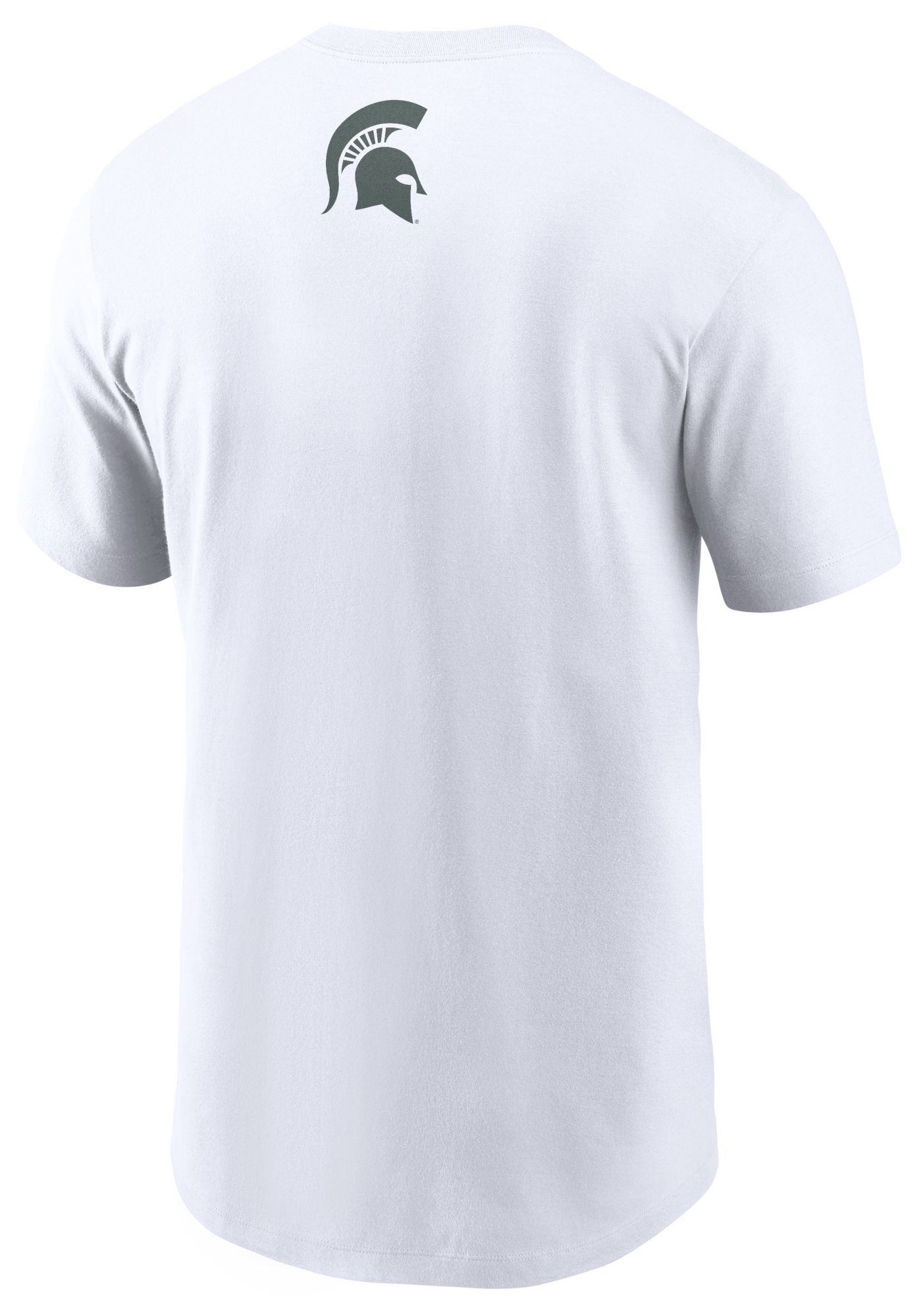Nike Men's Michigan State Spartans White Cotton Izzone T-Shirt product image