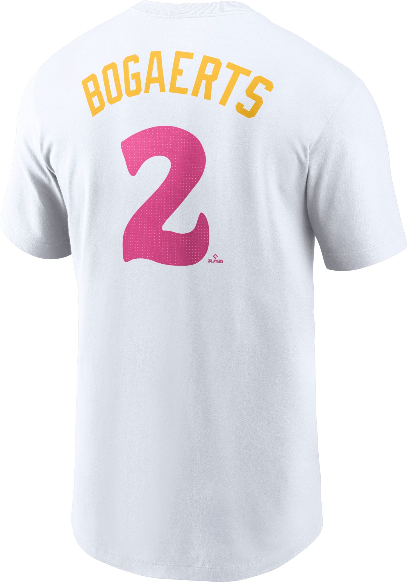 Nike Men's San Diego Padres Xander Bogaerts #2 White T-Shirt product image