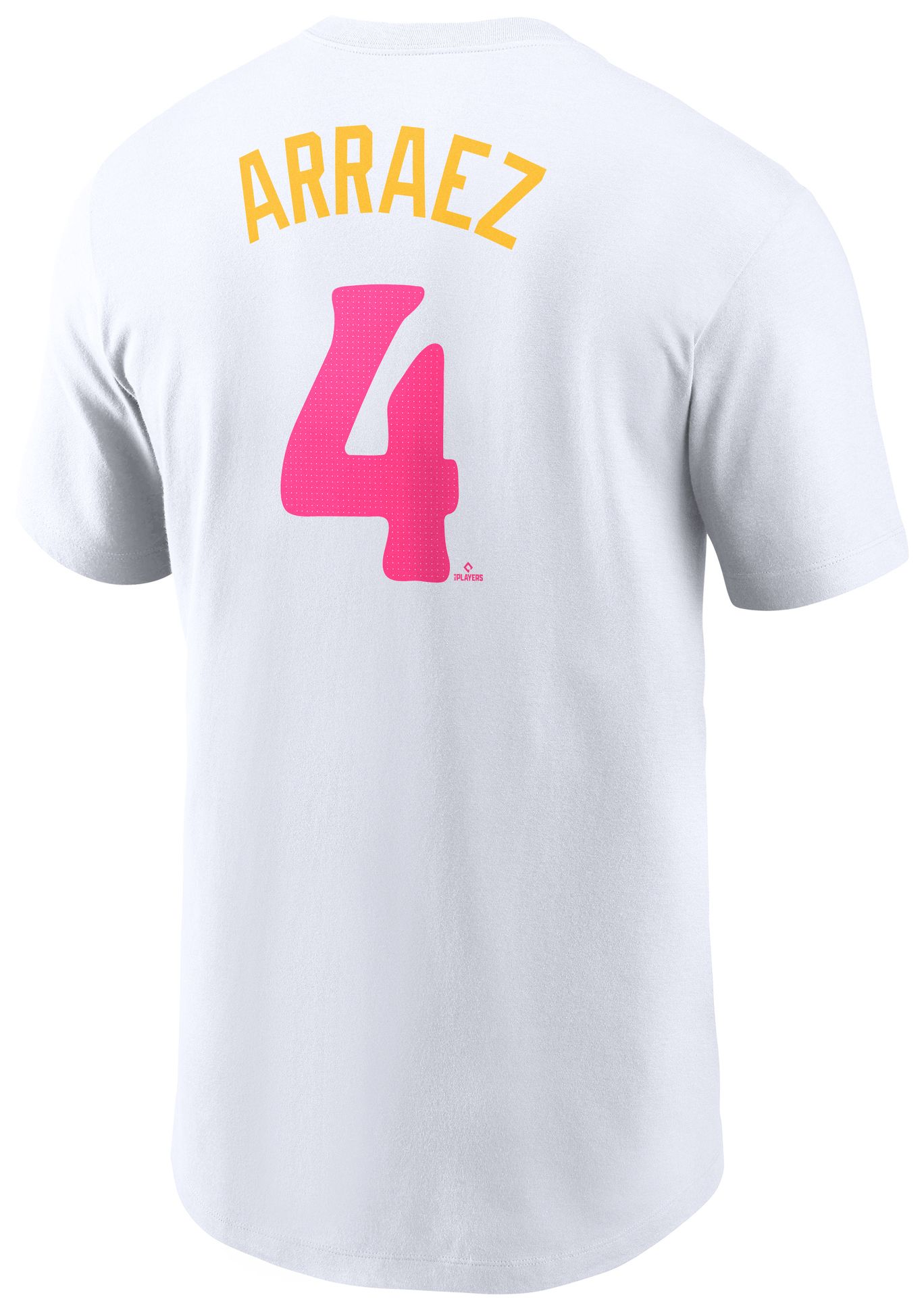Nike Adult San Diego Padres Luis Arraez #4 White T-Shirt product image