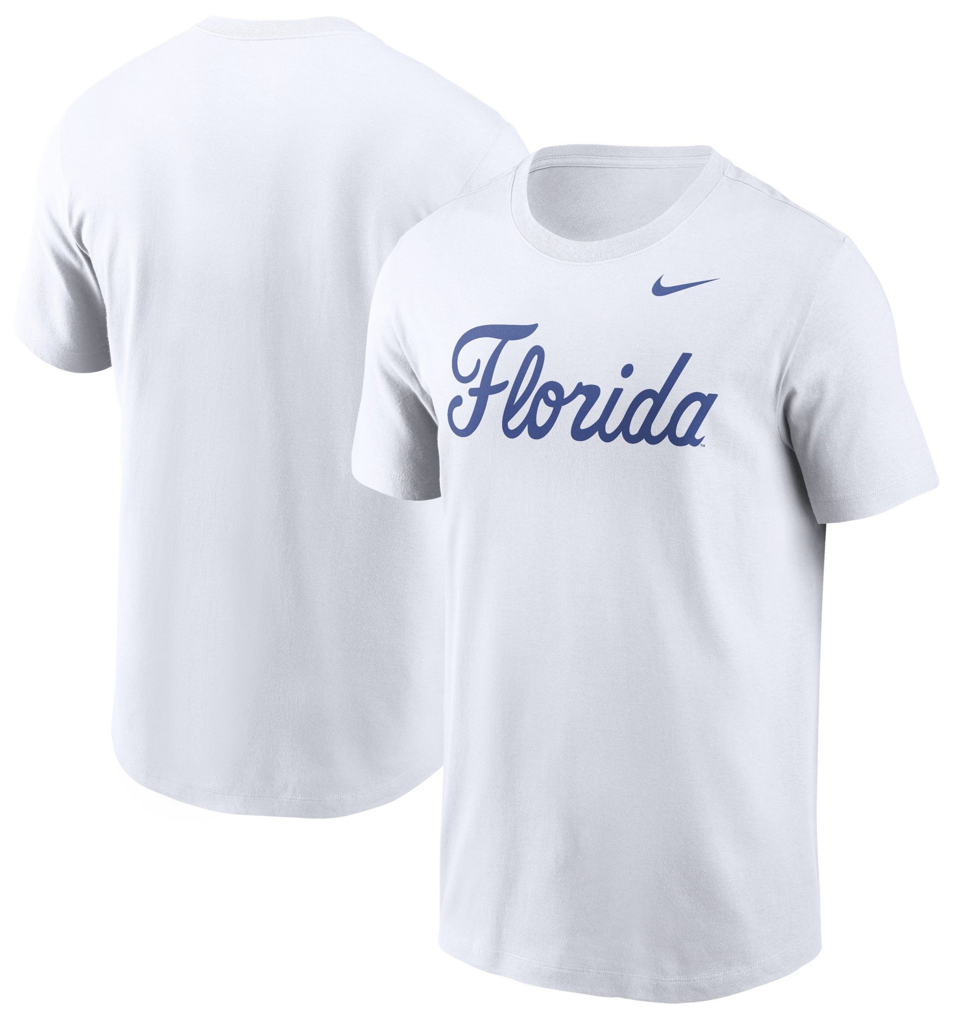 Nike Men's Florida Gators White Wordmark T-Shirt product image