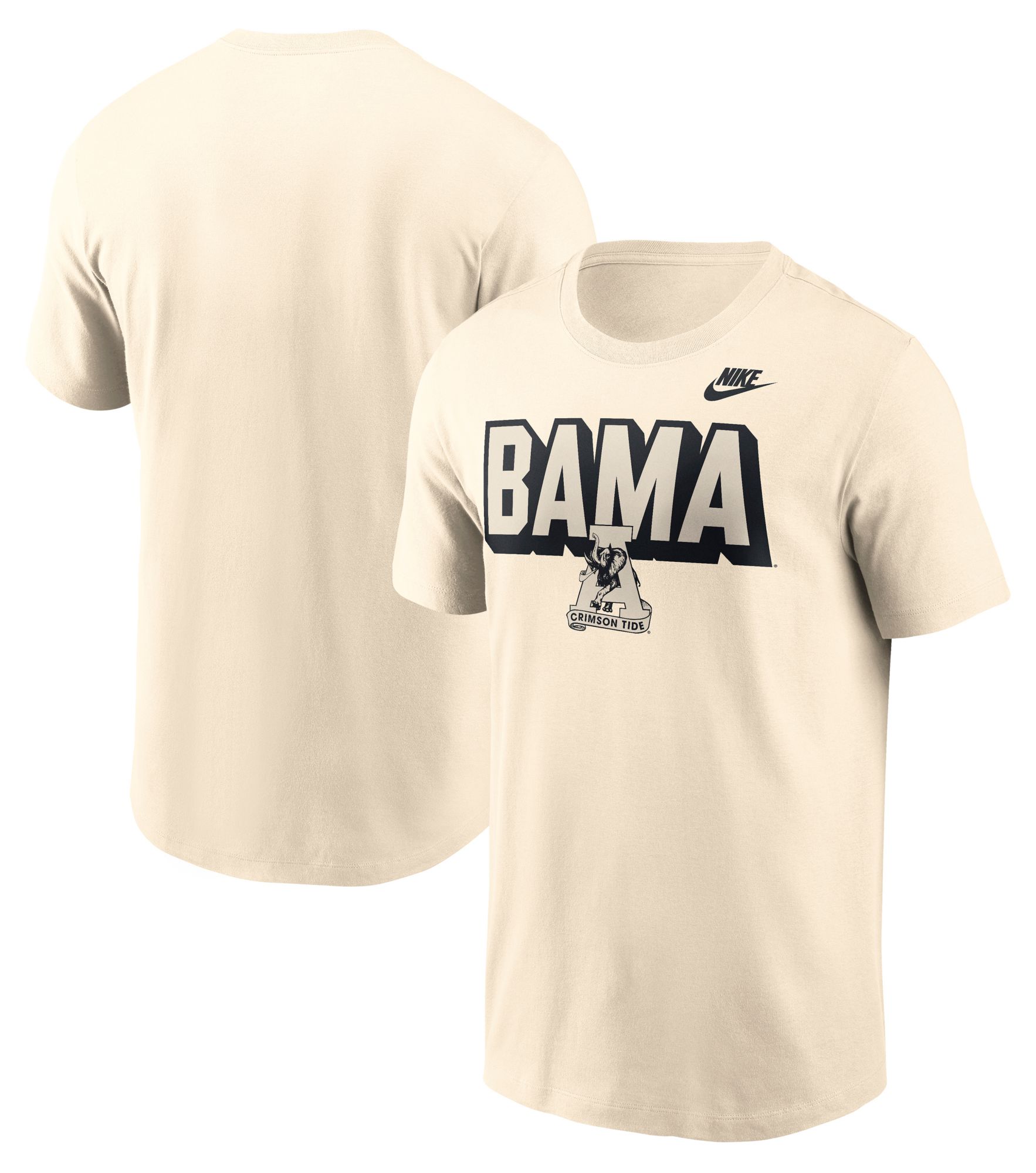 Nike Men's Alabama Crimson Tide Pinwheel Lockup Natural T-Shirt product image