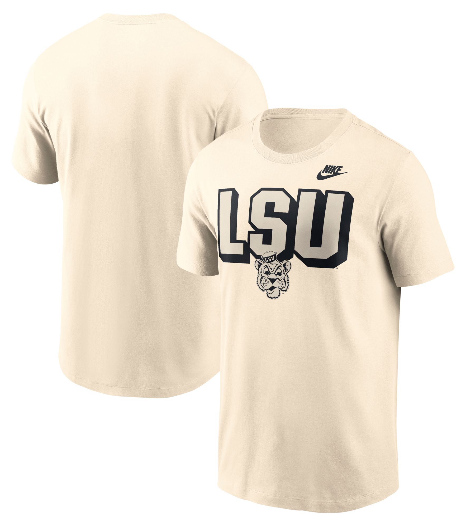 Nike Men's LSU Tigers Pinwheel Lockup Natural T-Shirt product image