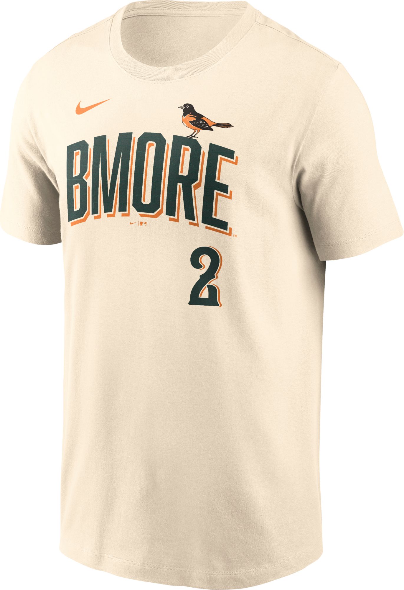 Nike Men's Baltimore Orioles 2026 City Connect Henderson #2 T-Shirt product image