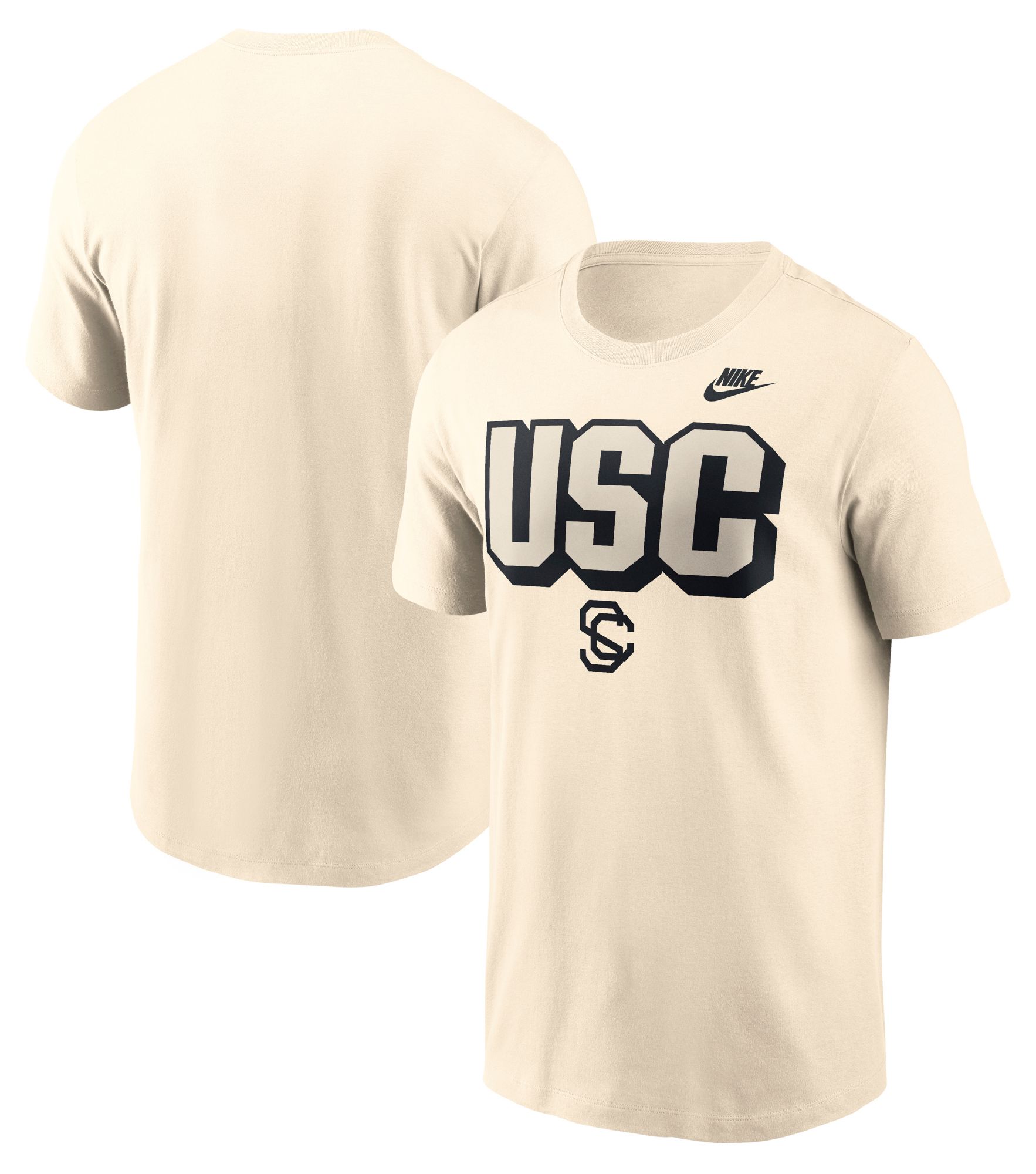 Nike Men's USC Trojans Pinwheel Lockup Natural T-Shirt product image