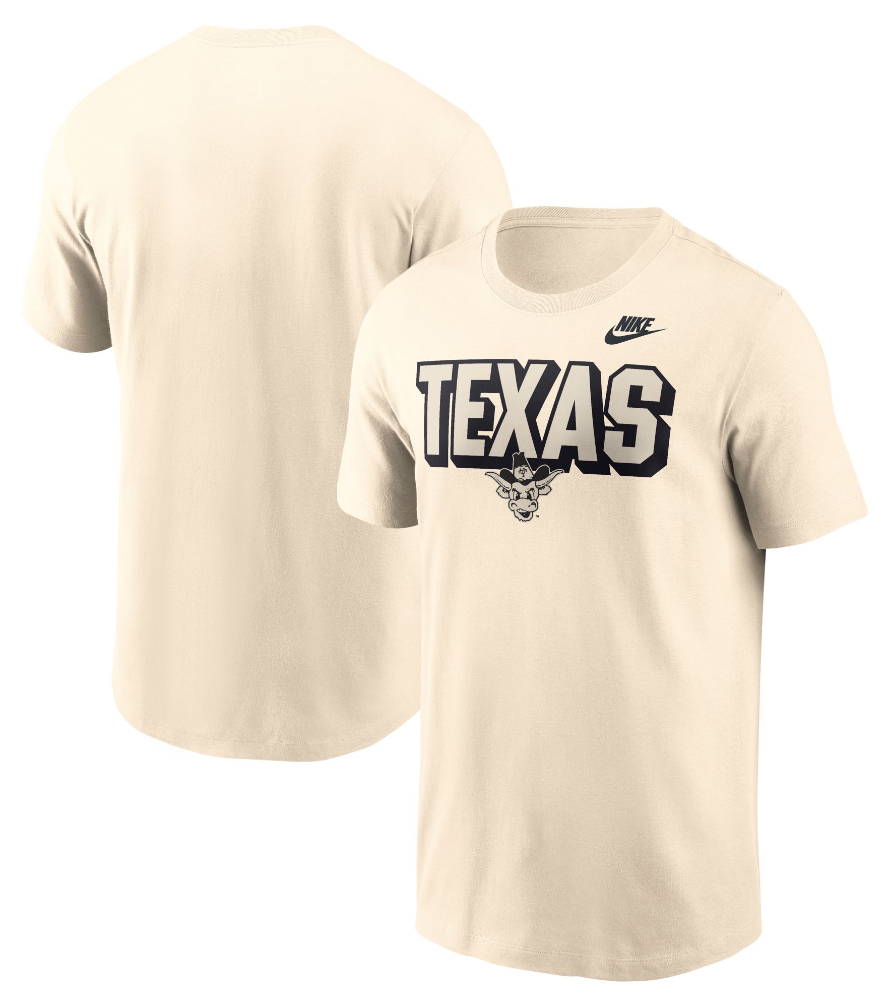 Nike Men's Texas Longhorns Pinwheel Lockup Natural T-Shirt product image