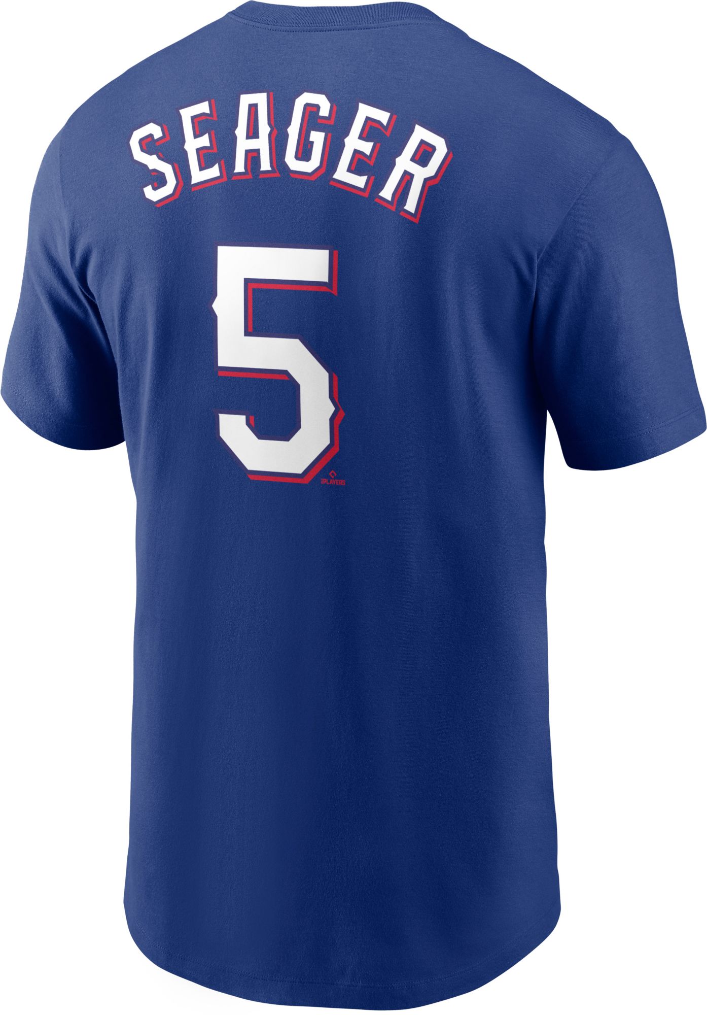 Nike Men's Texas Rangers Corey Seager #5 Blue T-Shirt product image
