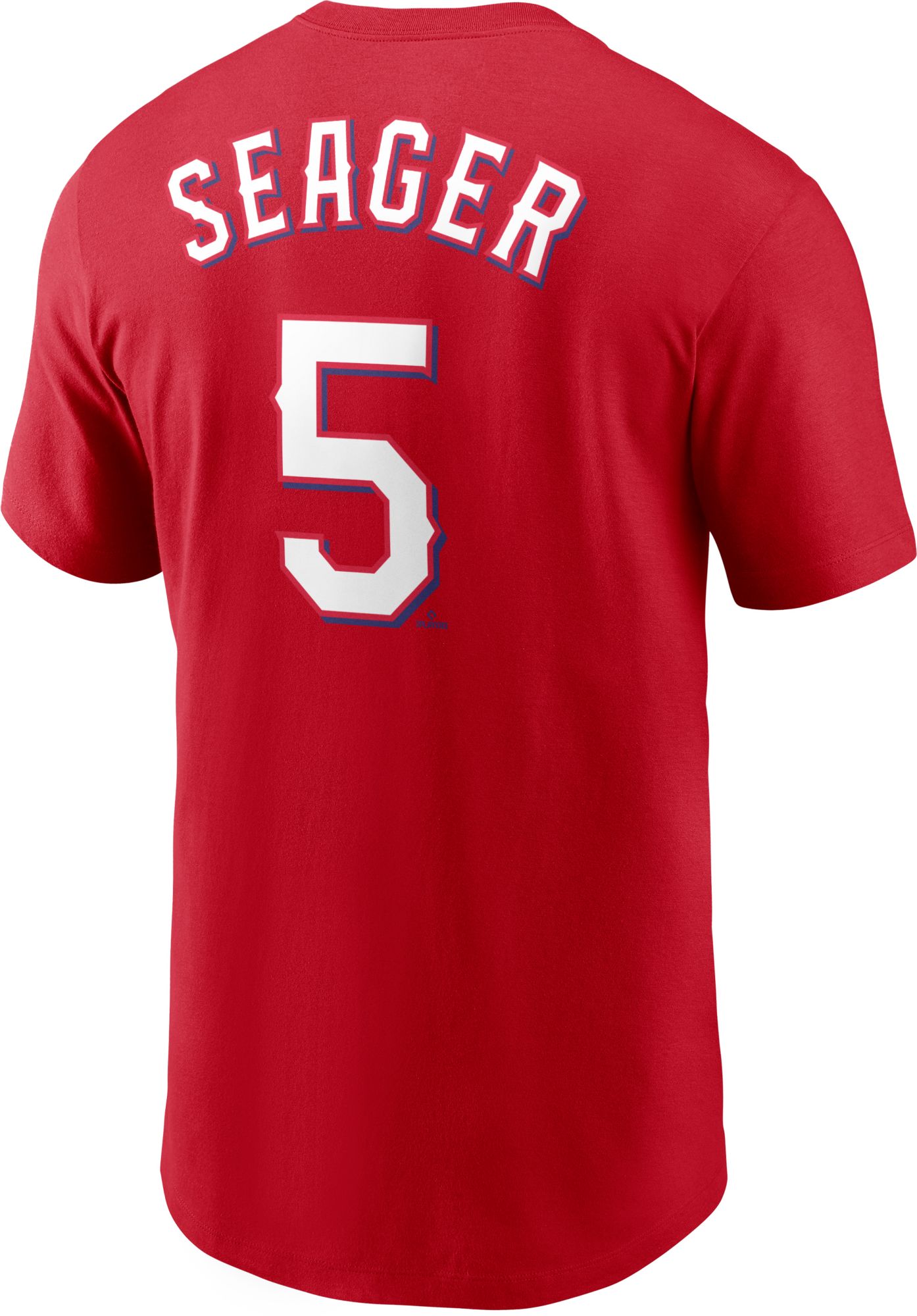 Nike Men's Texas Rangers Corey Seager #5 Red T-Shirt product image