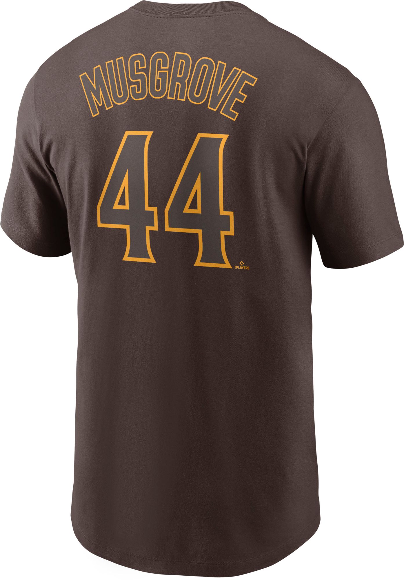Nike Men's San Diego Padres Joe Musgrove #44 Brown T-Shirt product image