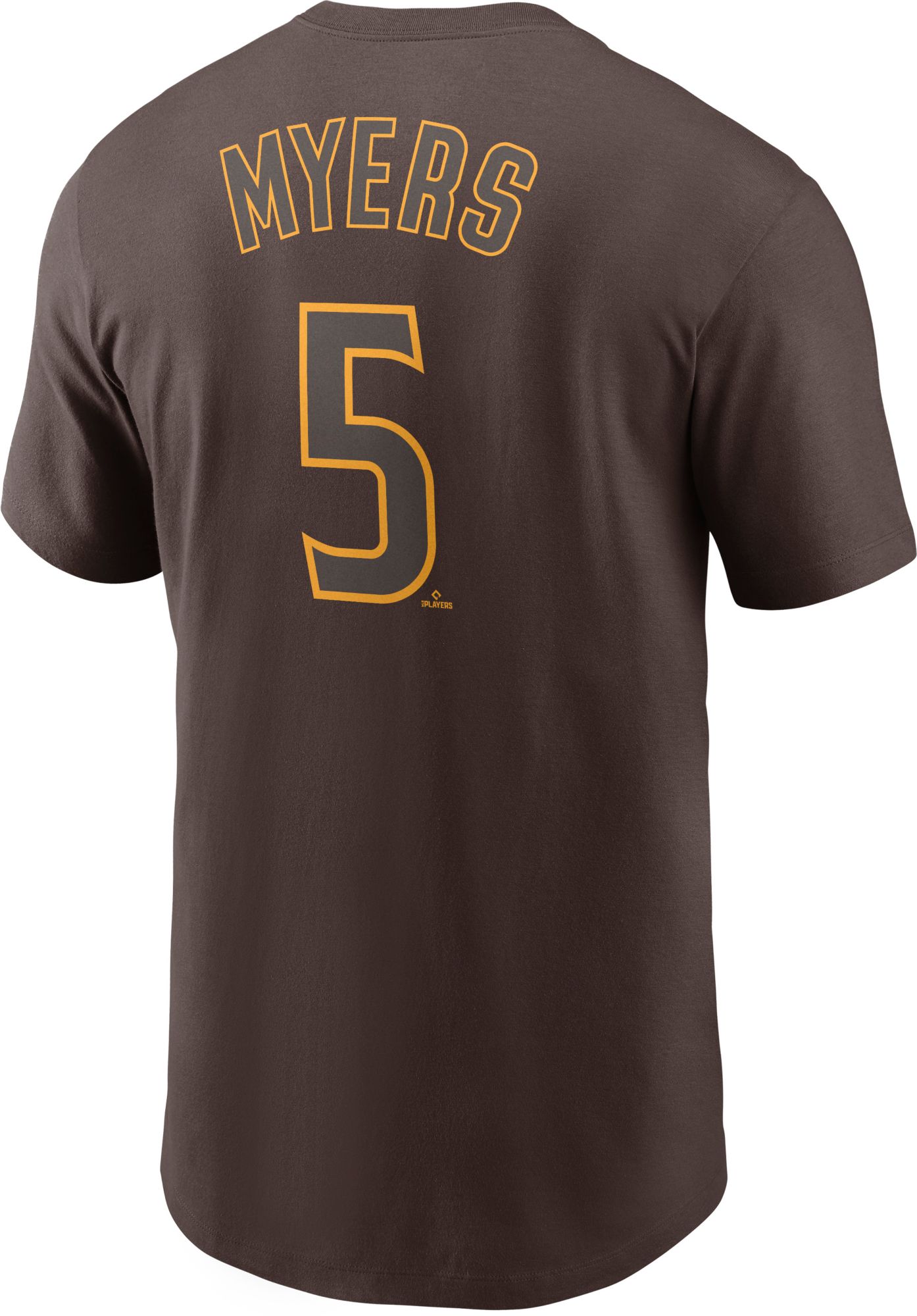 Nike Men's San Diego Padres Wil Myers #5 Brown T-Shirt product image