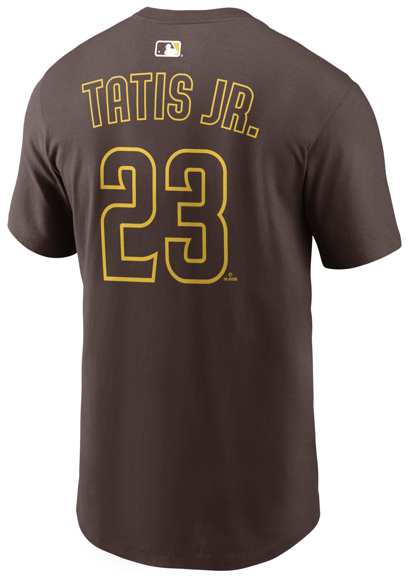 Nike Men's San Diego Padres Fernando Tatís Jr. #23 Brown Home T-Shirt product image