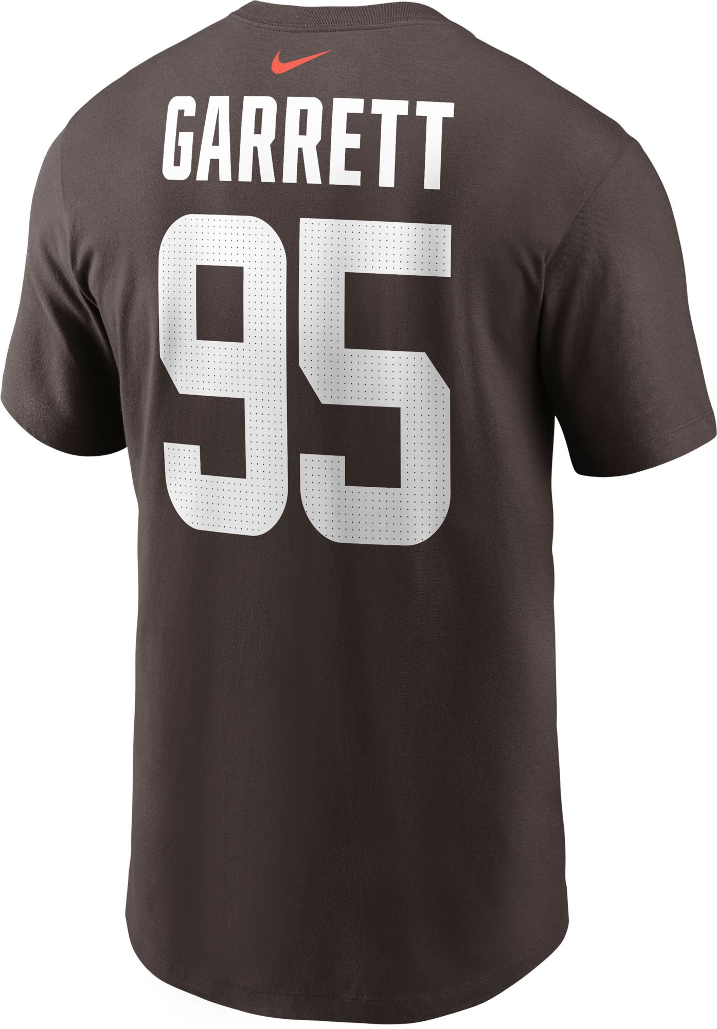 Nike Cleveland Browns No95 Myles Garrett Olive/Gold Men's Stitched NFL Limited 2017 Salute To Service Jersey