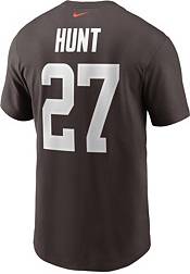 Nike Men's Cleveland Browns Kareem Hunt #27 Brown T-Shirt product image