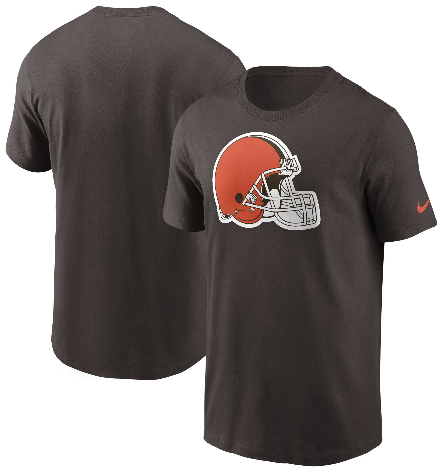 Nike Men's Cleveland Browns Seal Brown Essential Logo T-Shirt product image