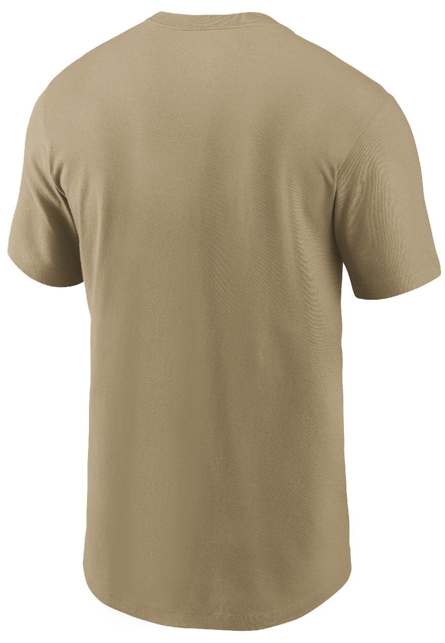 Nike Men's New Orleans Saints Parachute Beige Essential T-Shirt product image