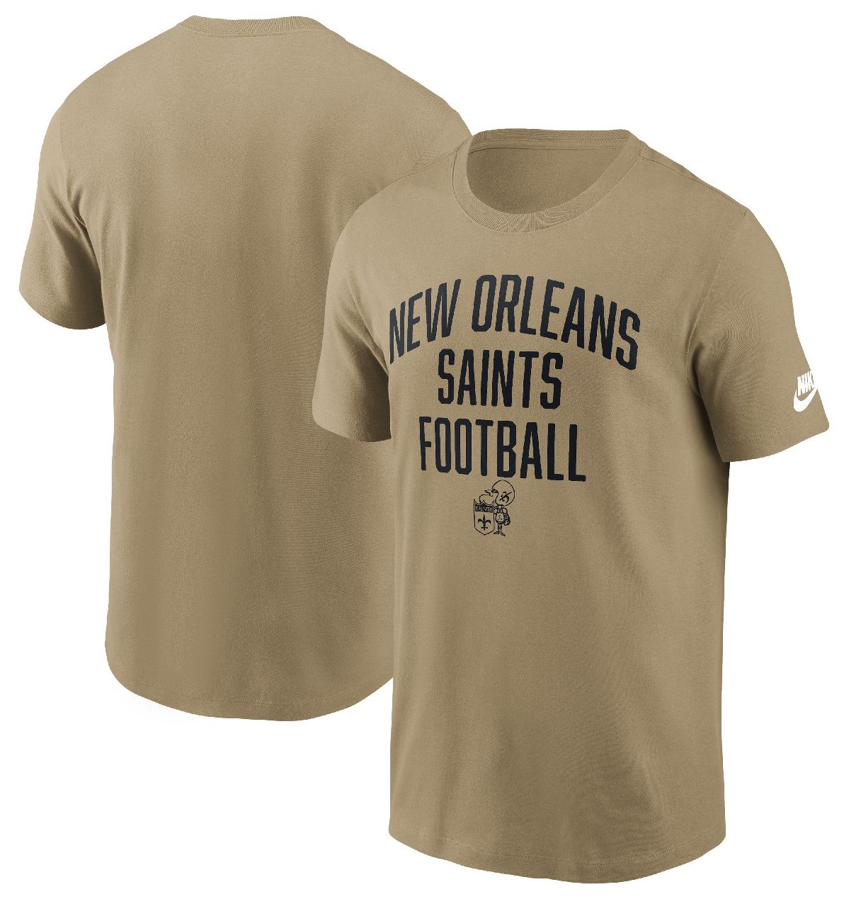 Nike Men's New Orleans Saints Parachute Beige Essential T-Shirt product image