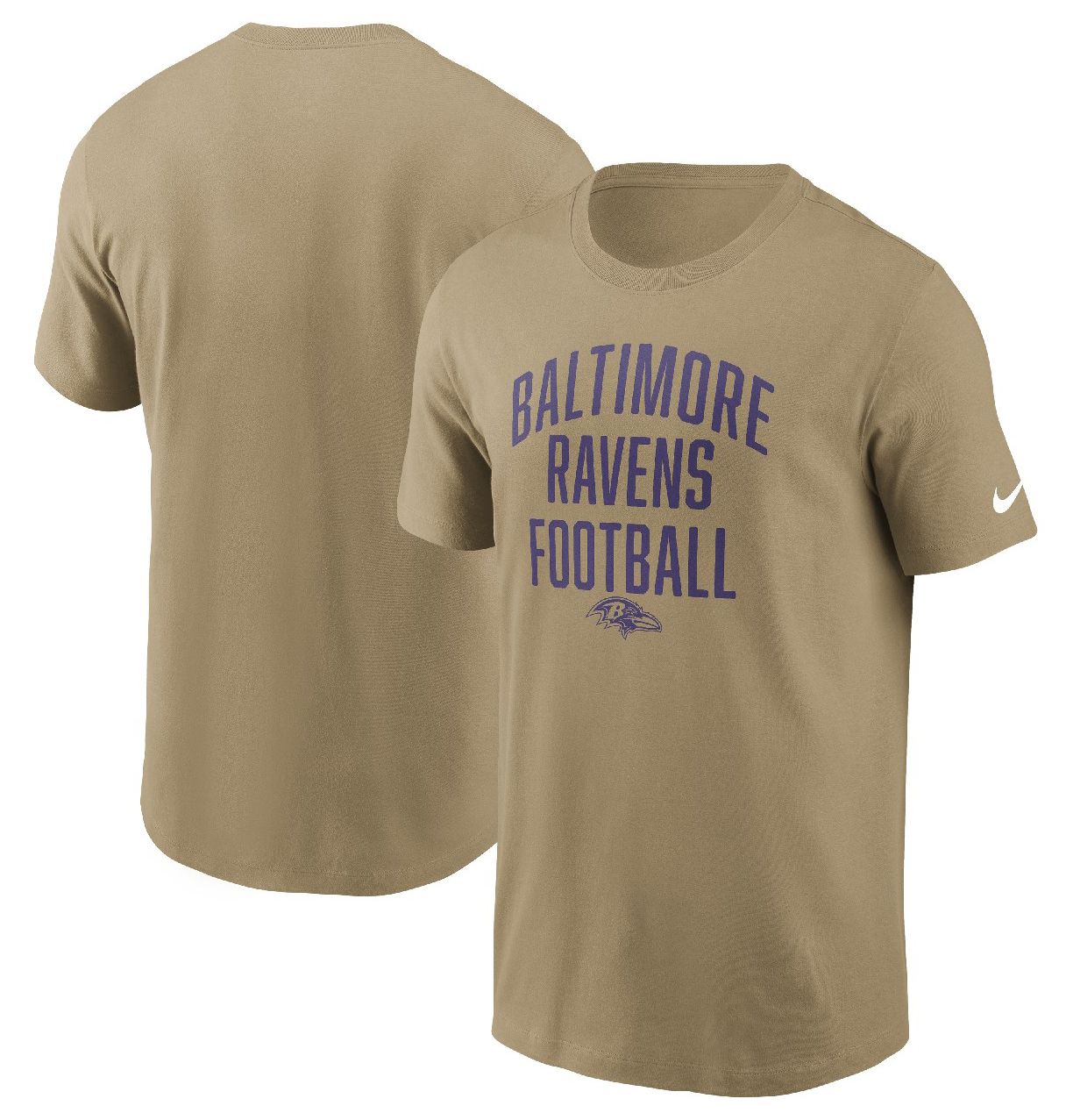 Nike Men's Baltimore Ravens Parachute Beige Essential T-Shirt product image