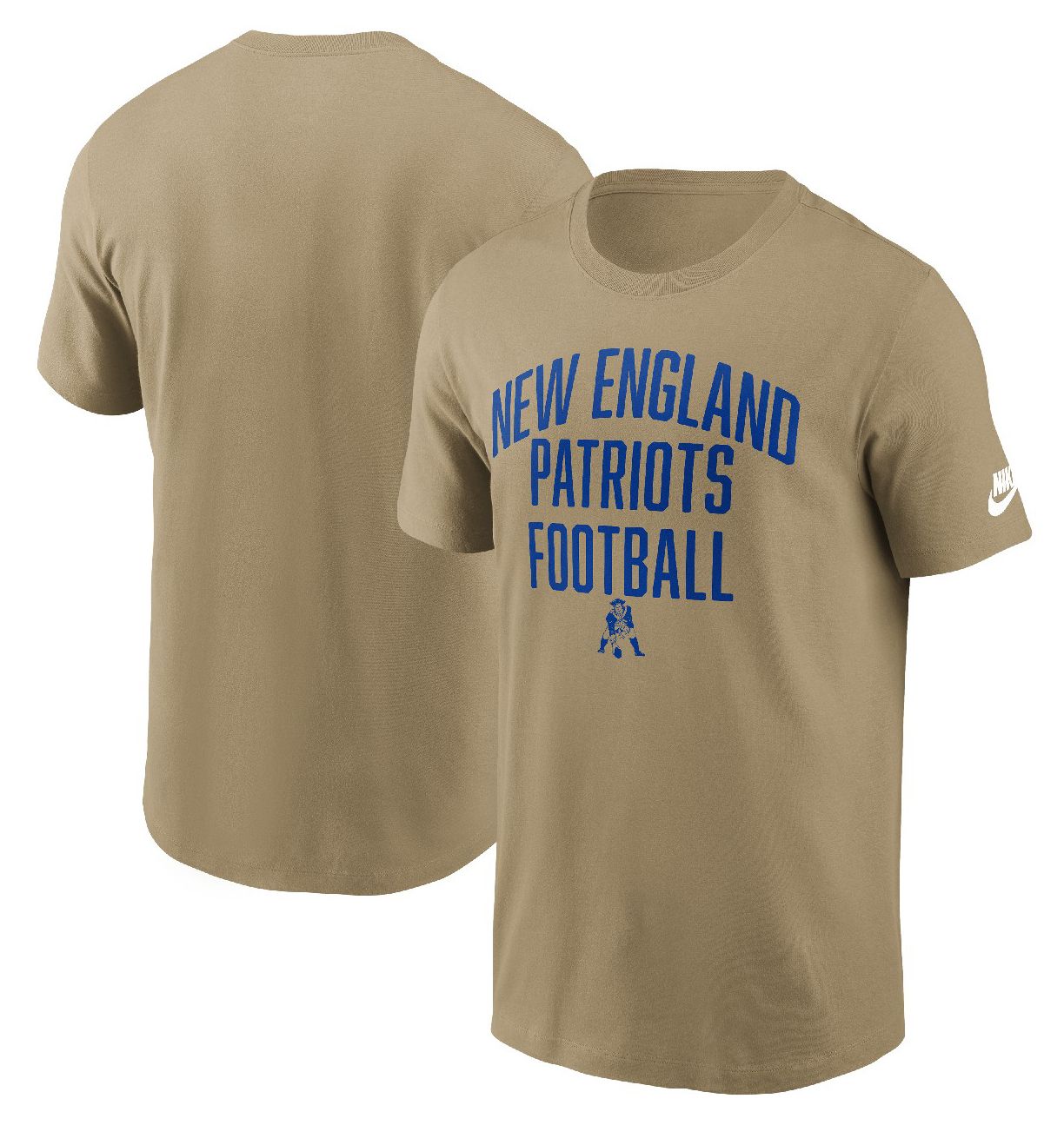 Nike Men's New England Patriots Parachute Beige Essential T-Shirt product image