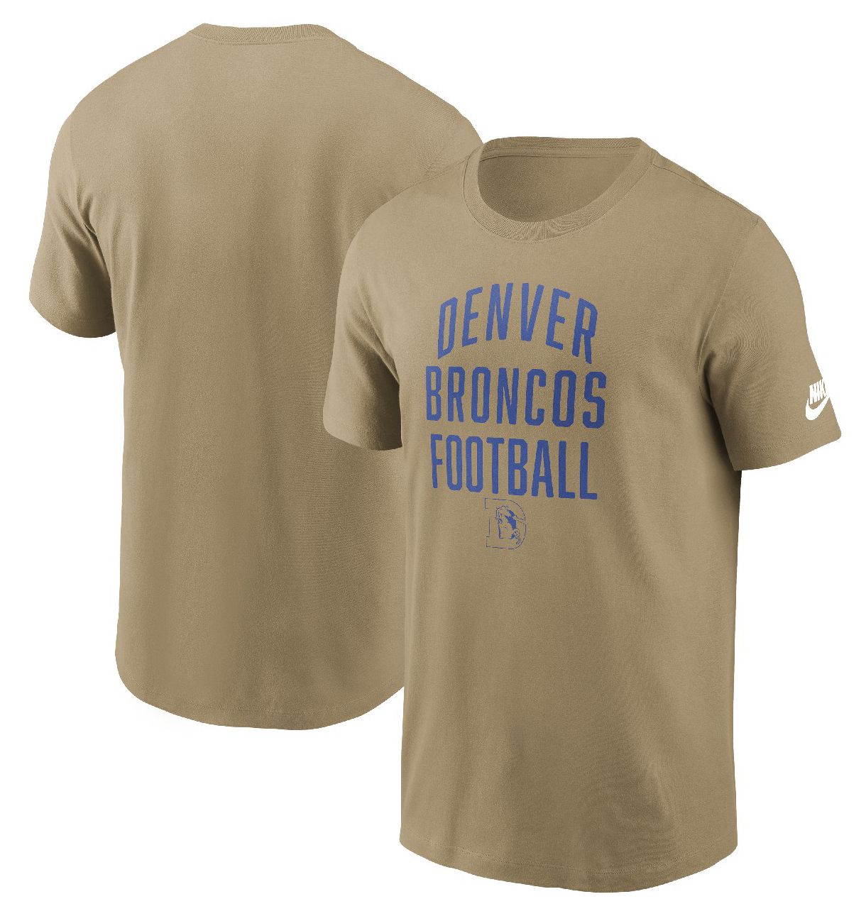 Nike Men's Denver Broncos Parachute Beige Essential T-Shirt product image