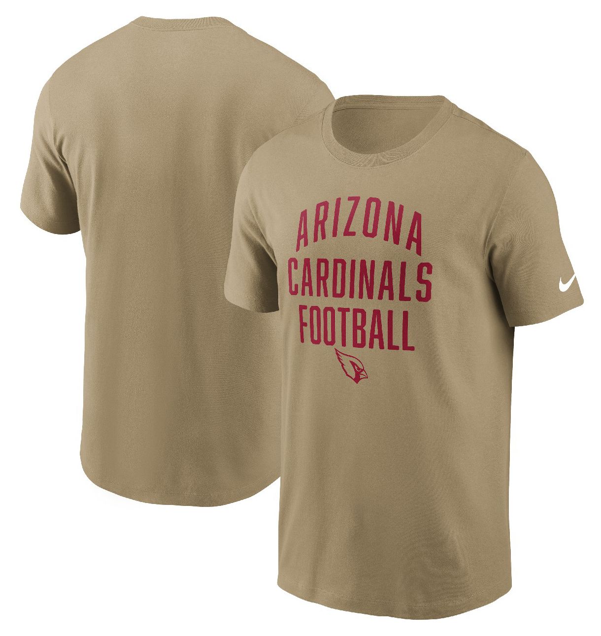 Nike Men's Arizona Cardinals Parachute Beige Essential T-Shirt product image
