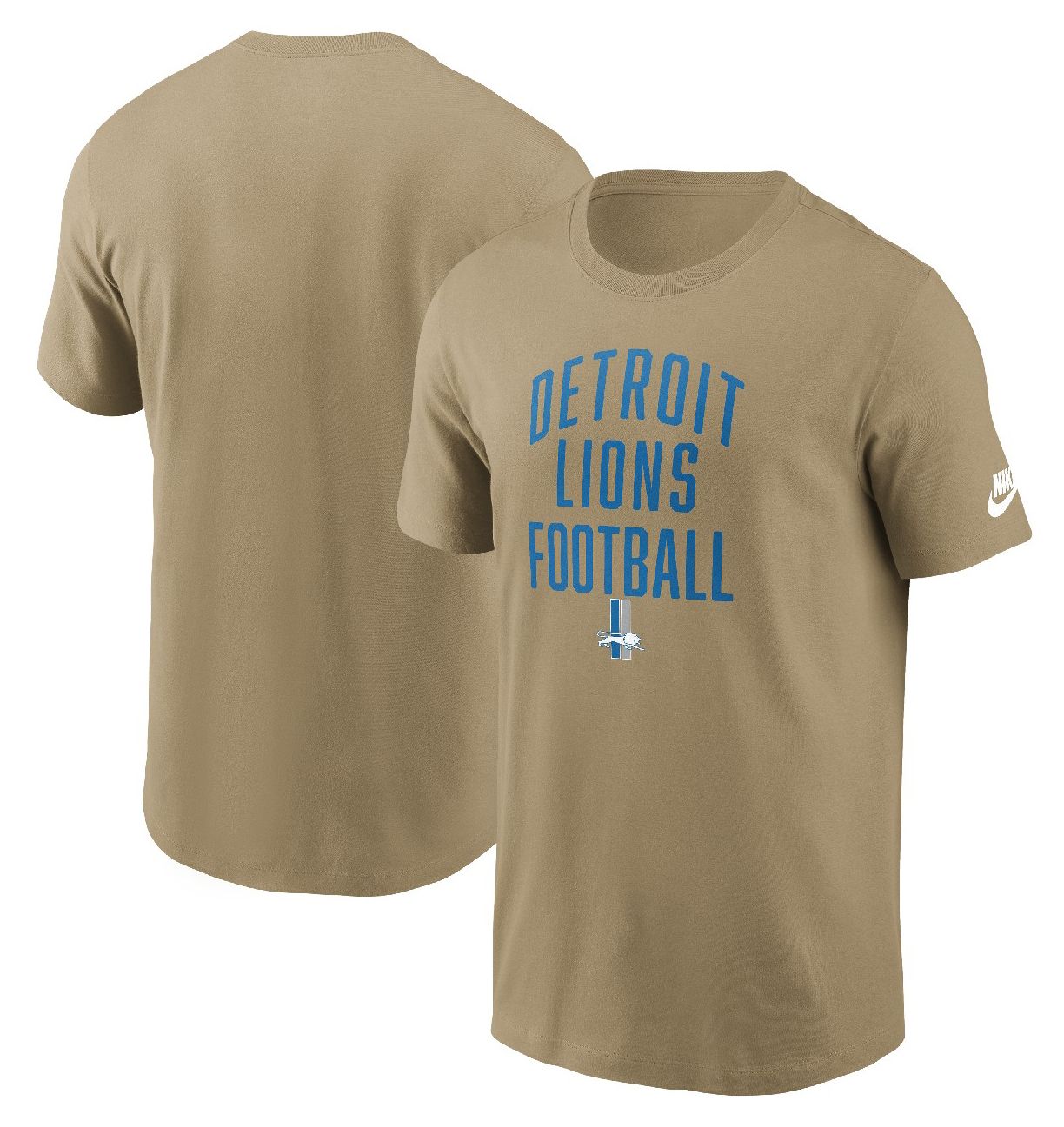 Nike Men's Detroit Lions Parachute Beige Essential T-Shirt product image