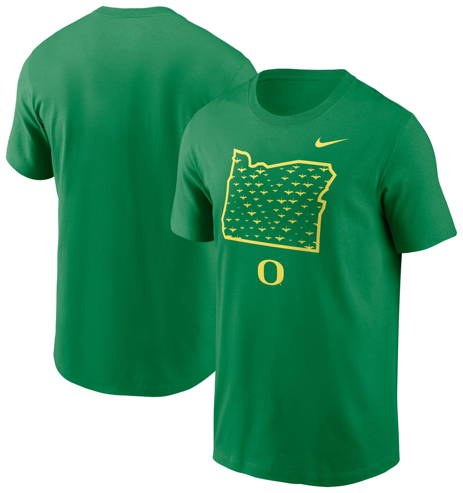 Nike Men's Oregon Ducks Green Core Cotton State T-Shirt product image