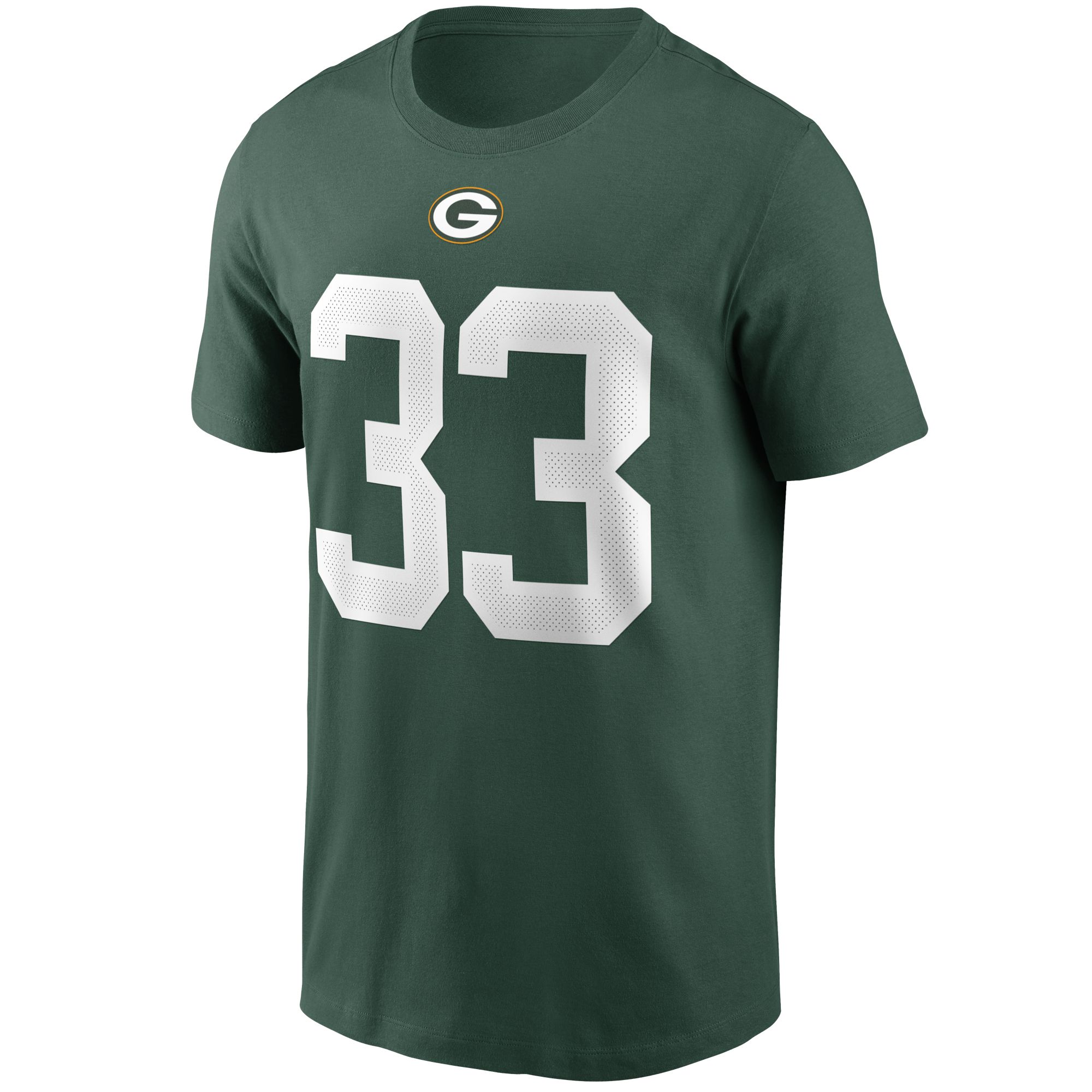 Nike Men's Green Bay Packers Aaron Jones #33 Legend Green T-Shirt product image