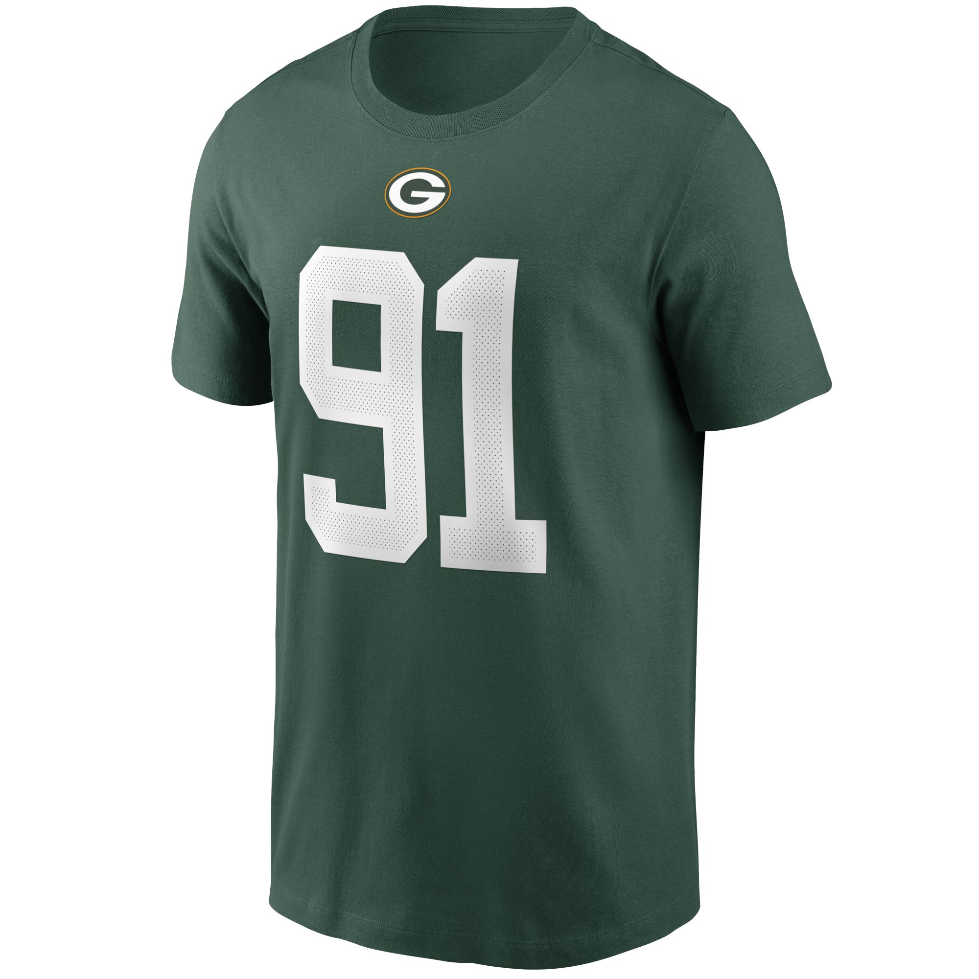 Nike Men's Green Bay Packers Preston Smith #91 Legend Green T-Shirt product image