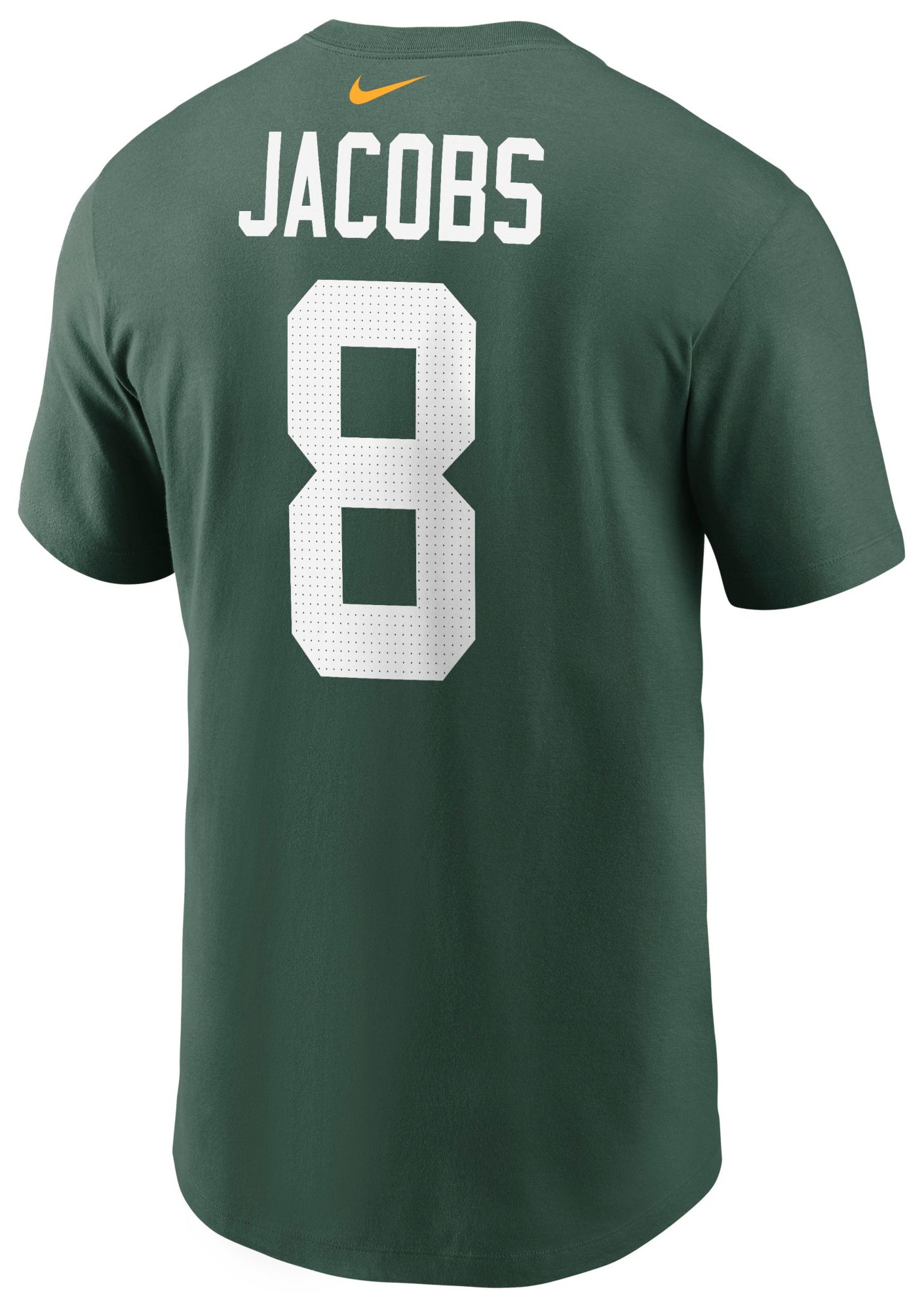 Nike Men's Green Bay Packers Josh Jacobs #8 Green T-Shirt product image