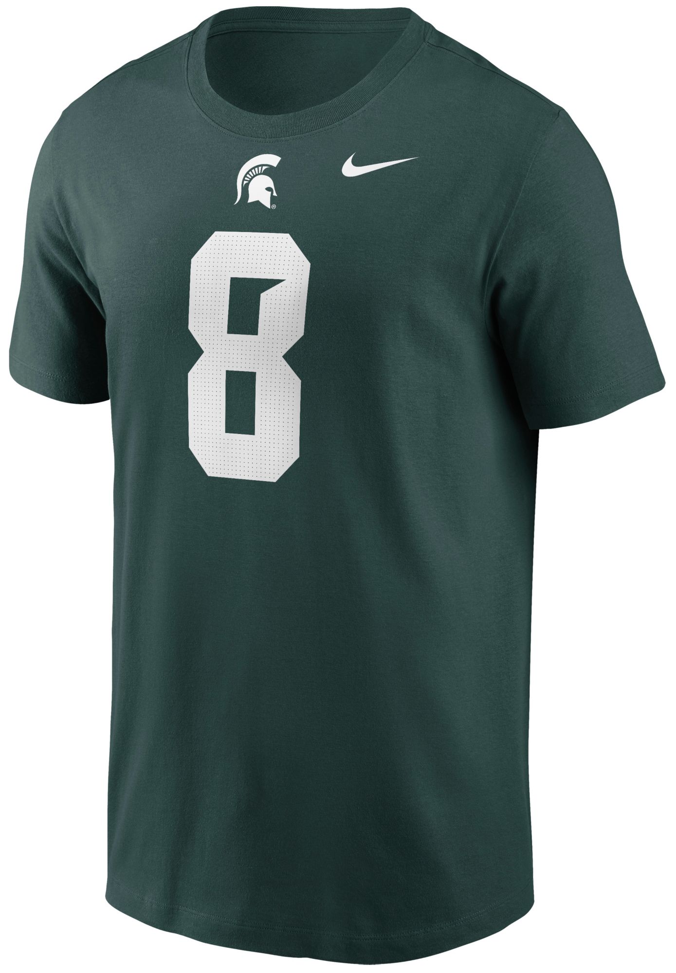 Nike Men's Michigan State Spartans Kirk Cousins #8 Green Jersey T-Shirt product image