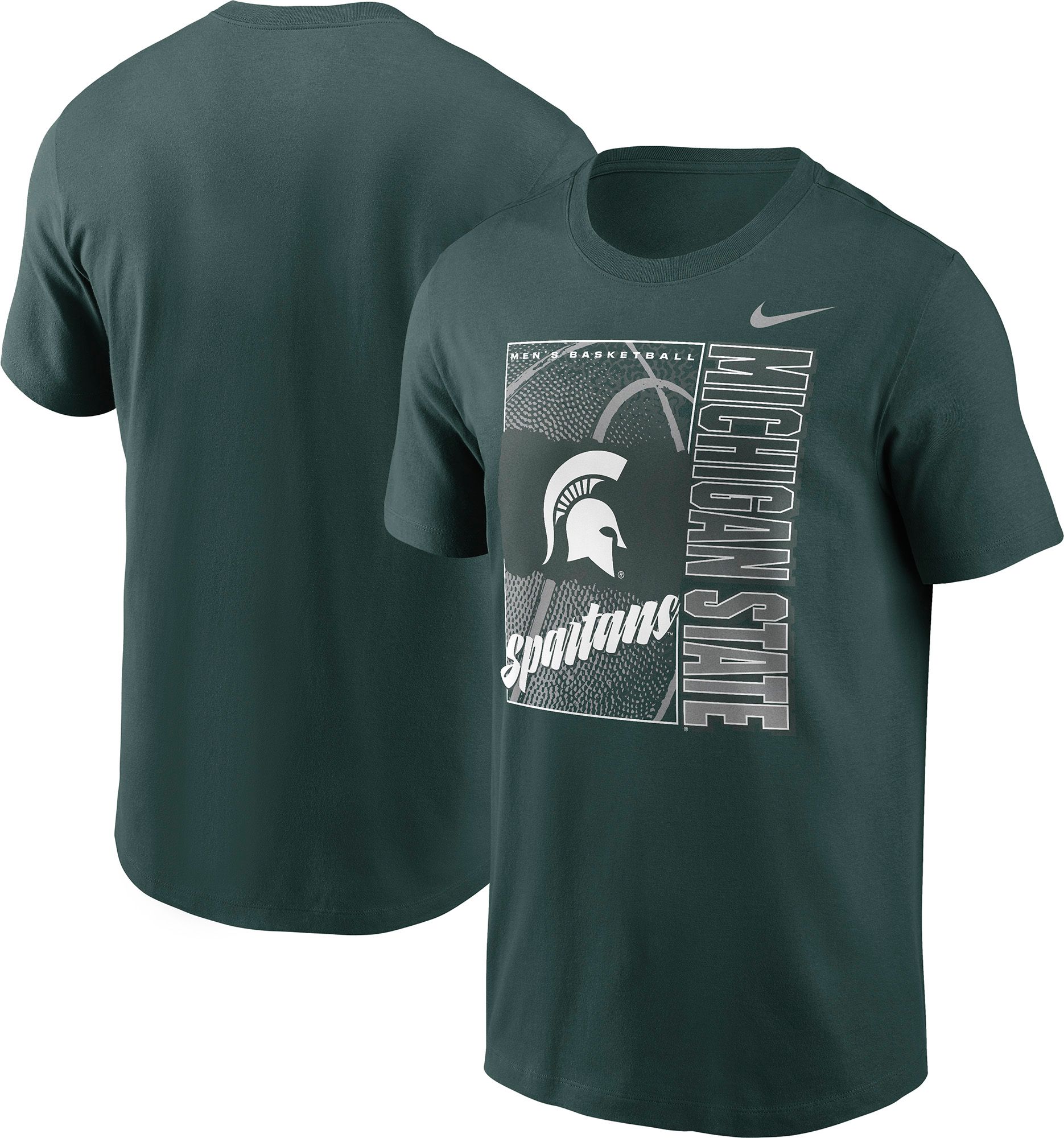 Nike Men's Michigan State Spartans Pro Green Basketball Refresh T-Shirt product image