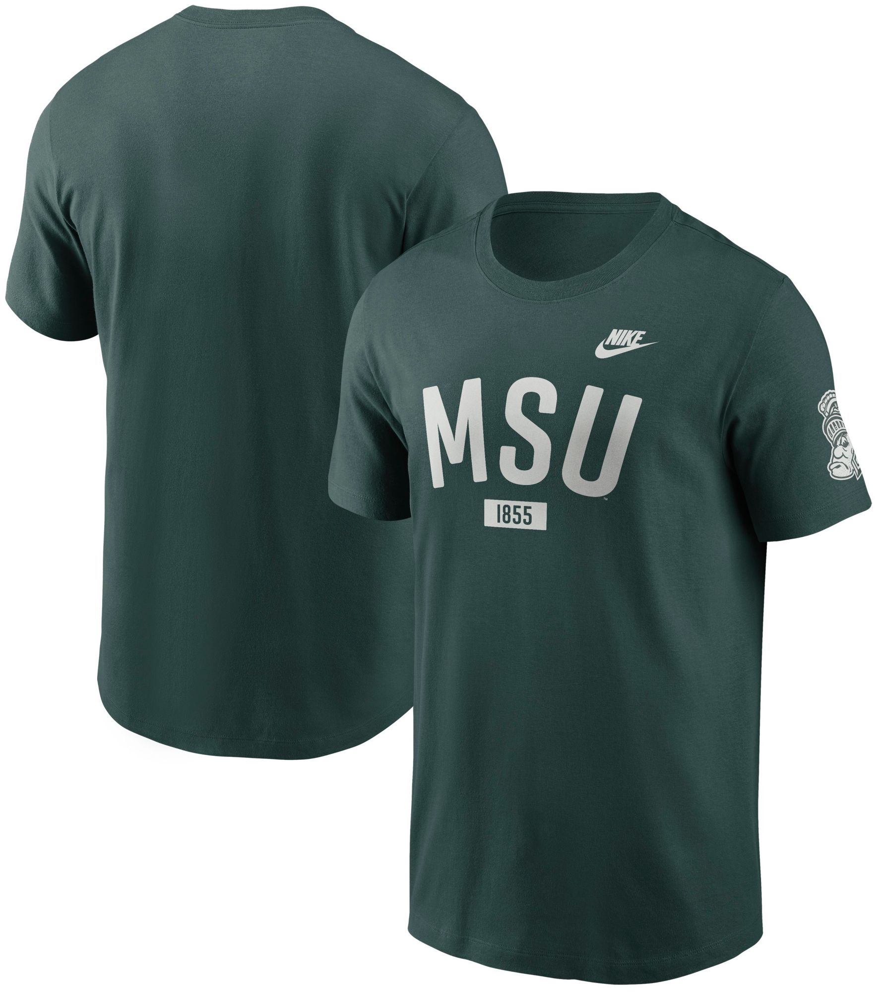 Nike Men's Michigan State Spartans Pro Green Legacy Cotton T-Shirt product image
