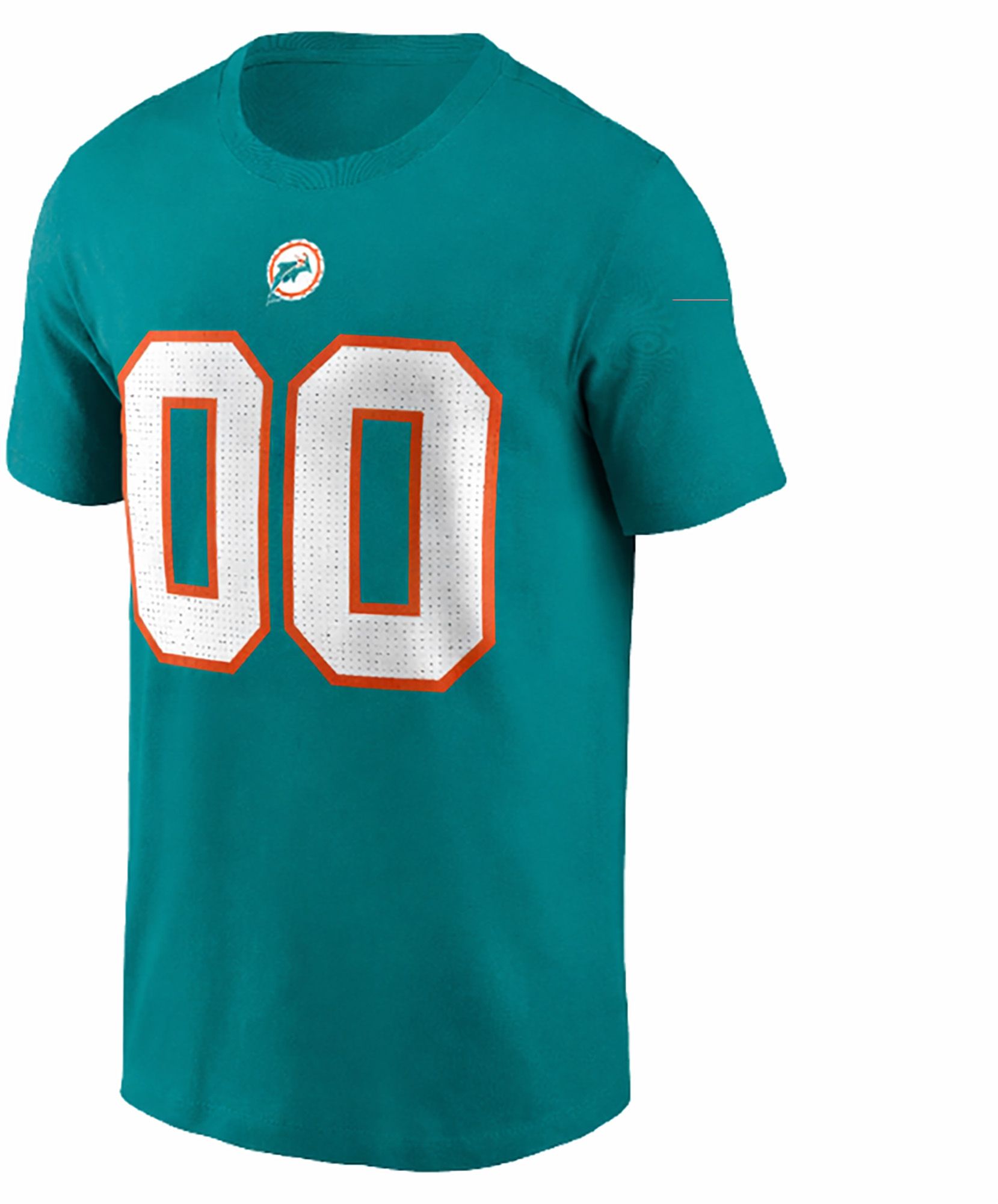 Nike Men's Miami Dolphins Aqua Malik Willis #00 Home T-Shirt product image