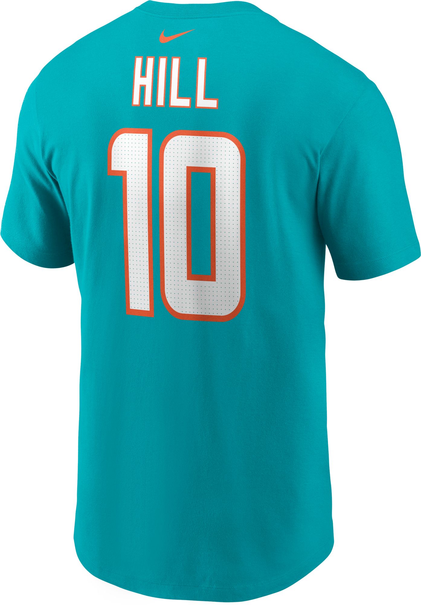 Nike Men's Miami Dolphins Tyreek Hill #10 Aqua T-Shirt product image
