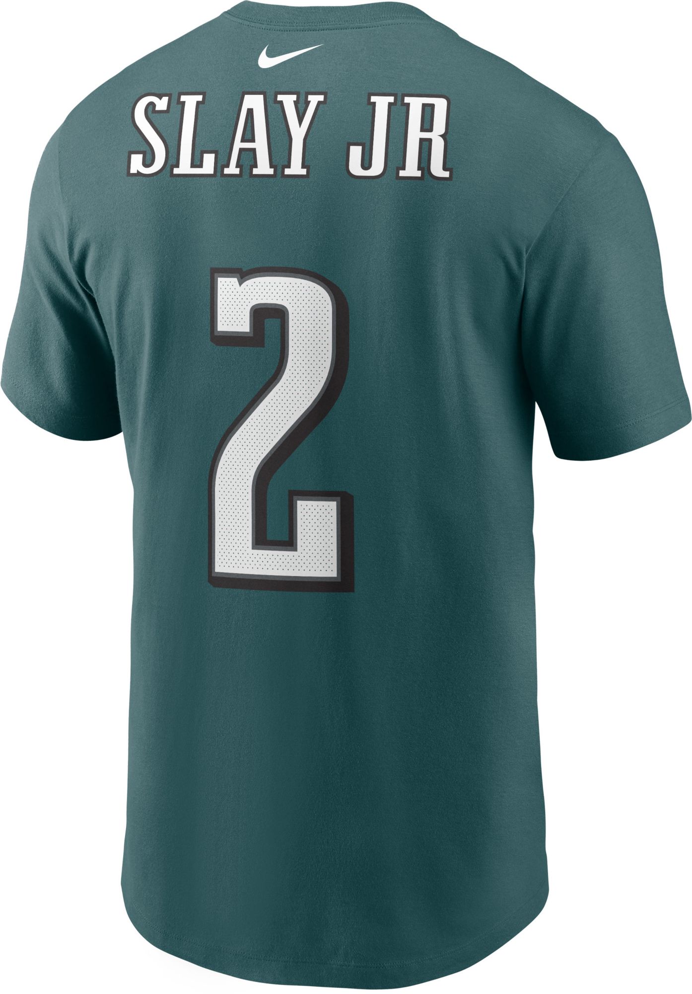 Nike Men's Philadelphia Eagles Darius Slay #2 Logo Green T-Shirt