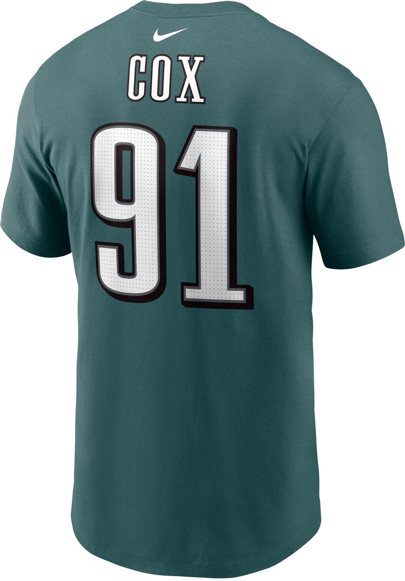 Nike Philadelphia Eagles No91 Fletcher Cox Black Men's Stitched NFL Elite USA Flag Fashion Jersey