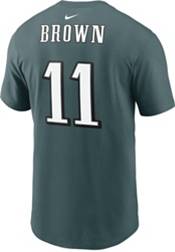 Nike Men's Philadelphia Eagles A.J. Brown #11 Logo Green T-Shirt product image