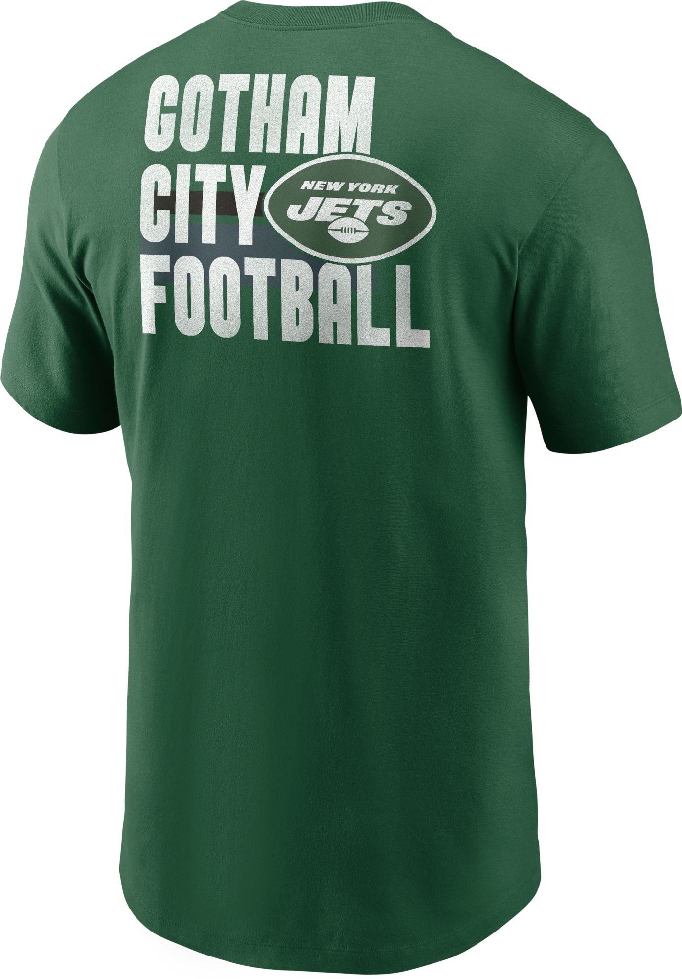 Nike Men's New York Jets Blitz Back Slogan Green T-Shirt