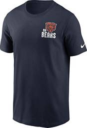 Nike Men's Chicago Bears Blitz Back Slogan Navy T-Shirt product image